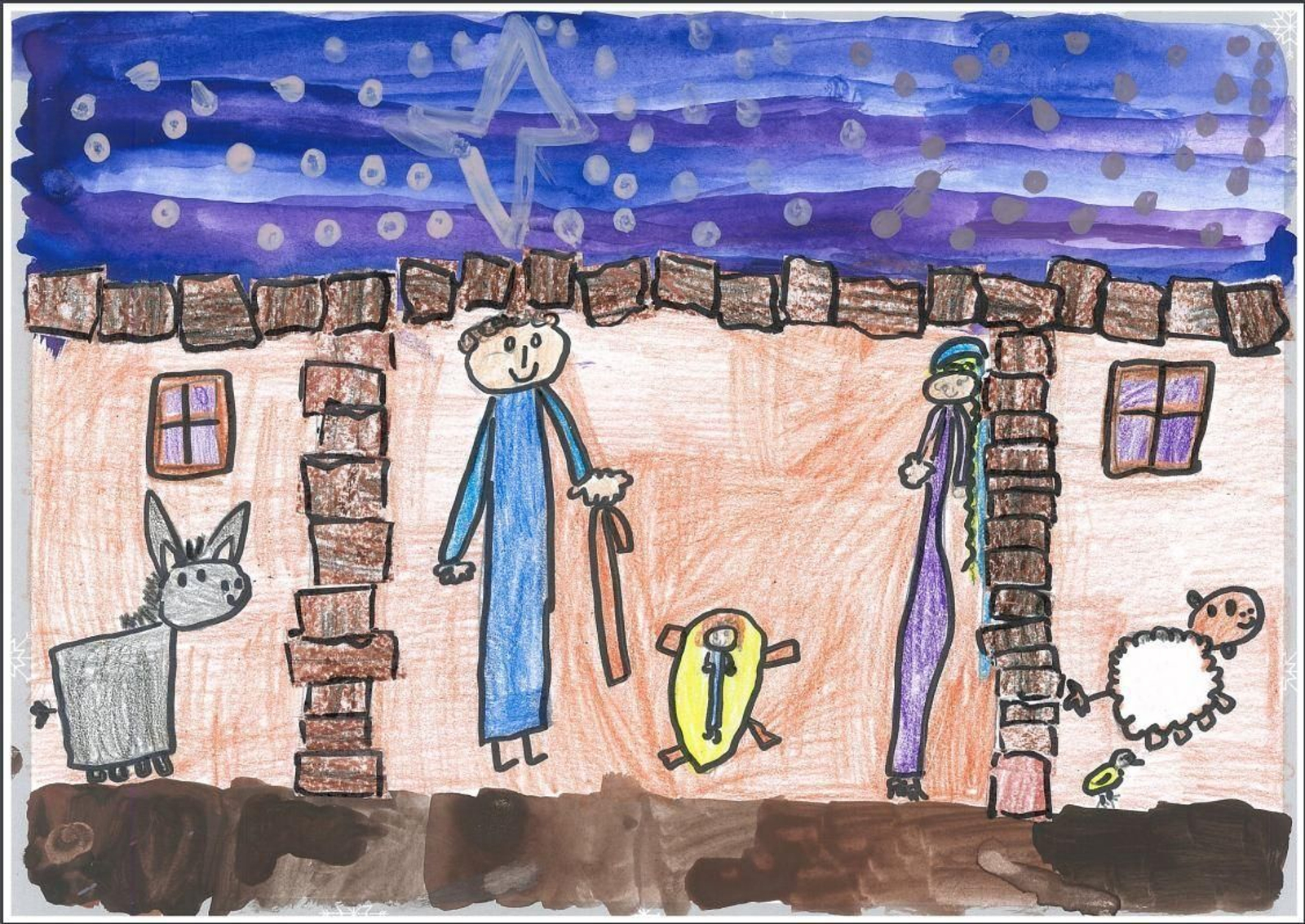 Dibujos ganadores del Concurso Escolar 'Dibuja y pinta la Navidad 2021'