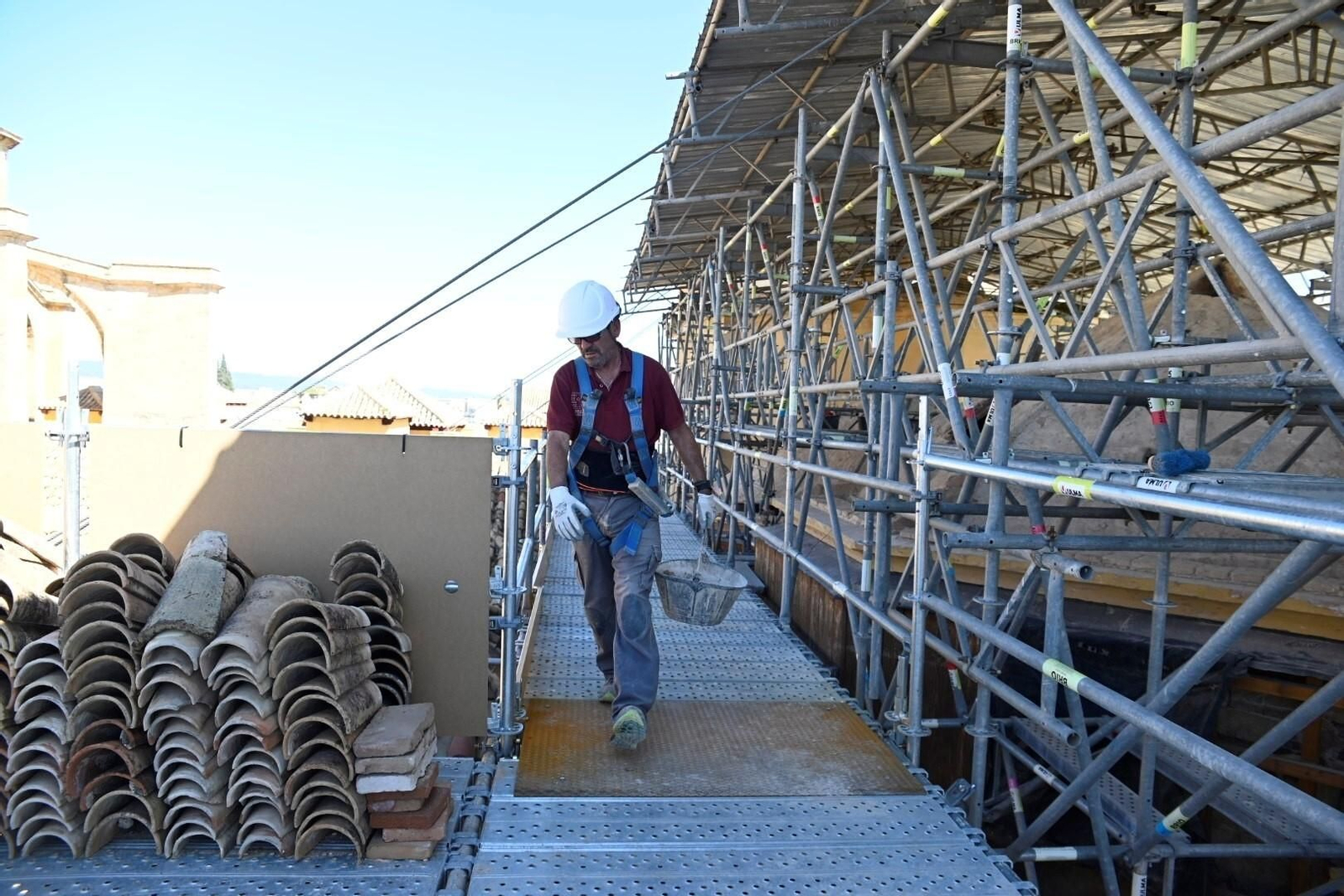 Las obras en la Maqsura de la Mezquita-Catedral, en imágenes