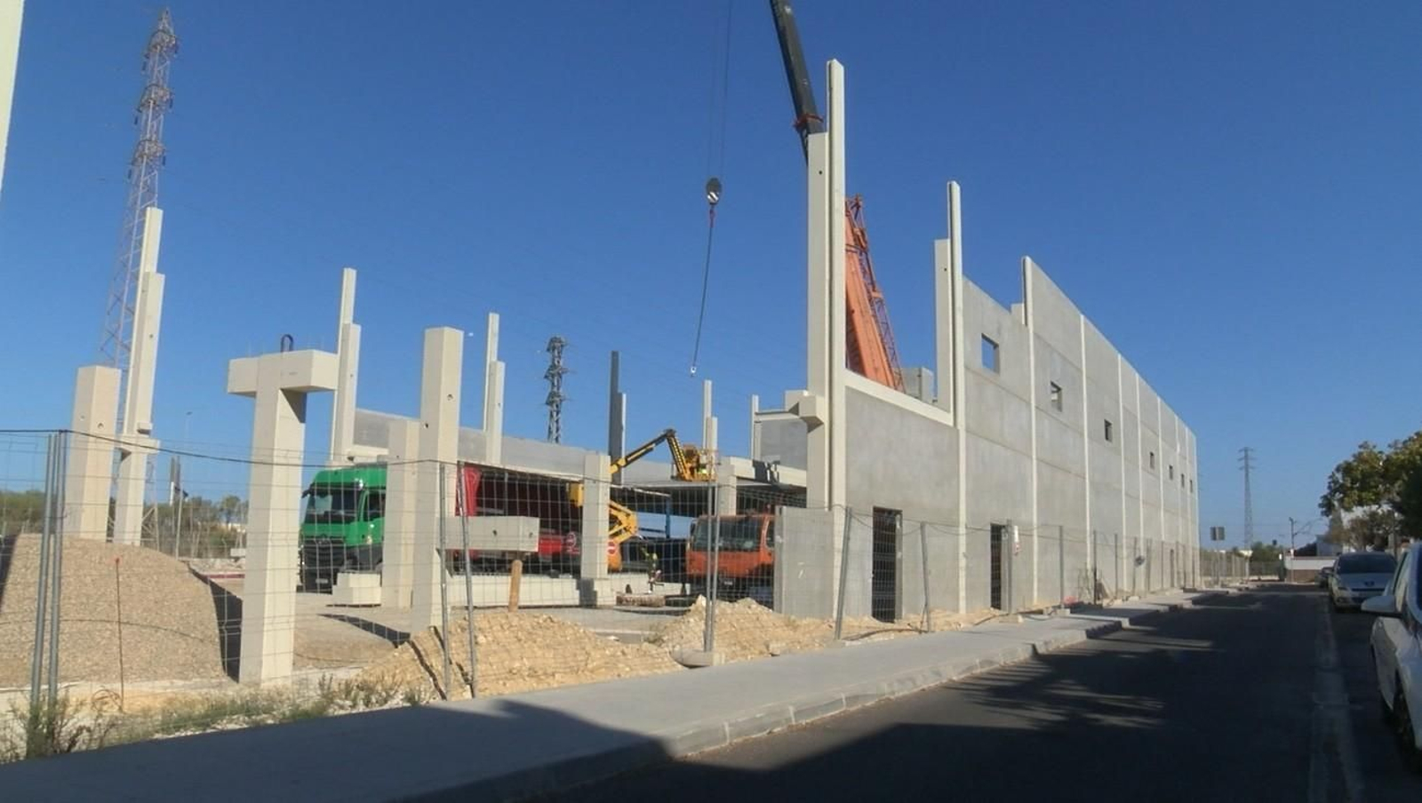 Obras de Trocadero Park en Marina de la Bahía