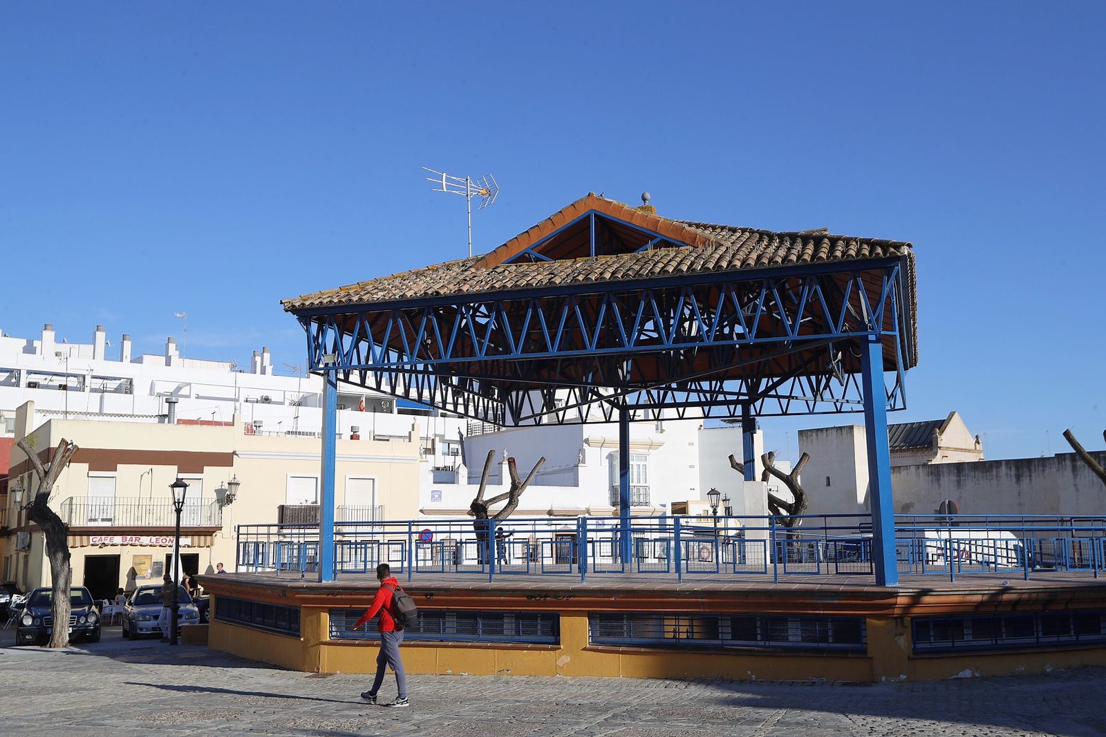 El templete de Sánchez de la Campa, en una fotografía tomada antes de Semana Santa.