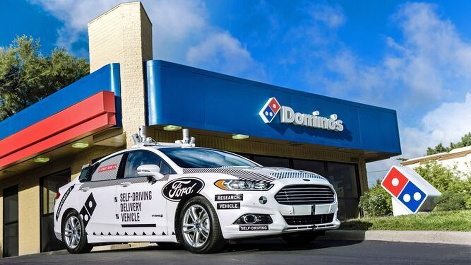 Ford realizó las pruebas con la empresa Domino's Pizza.