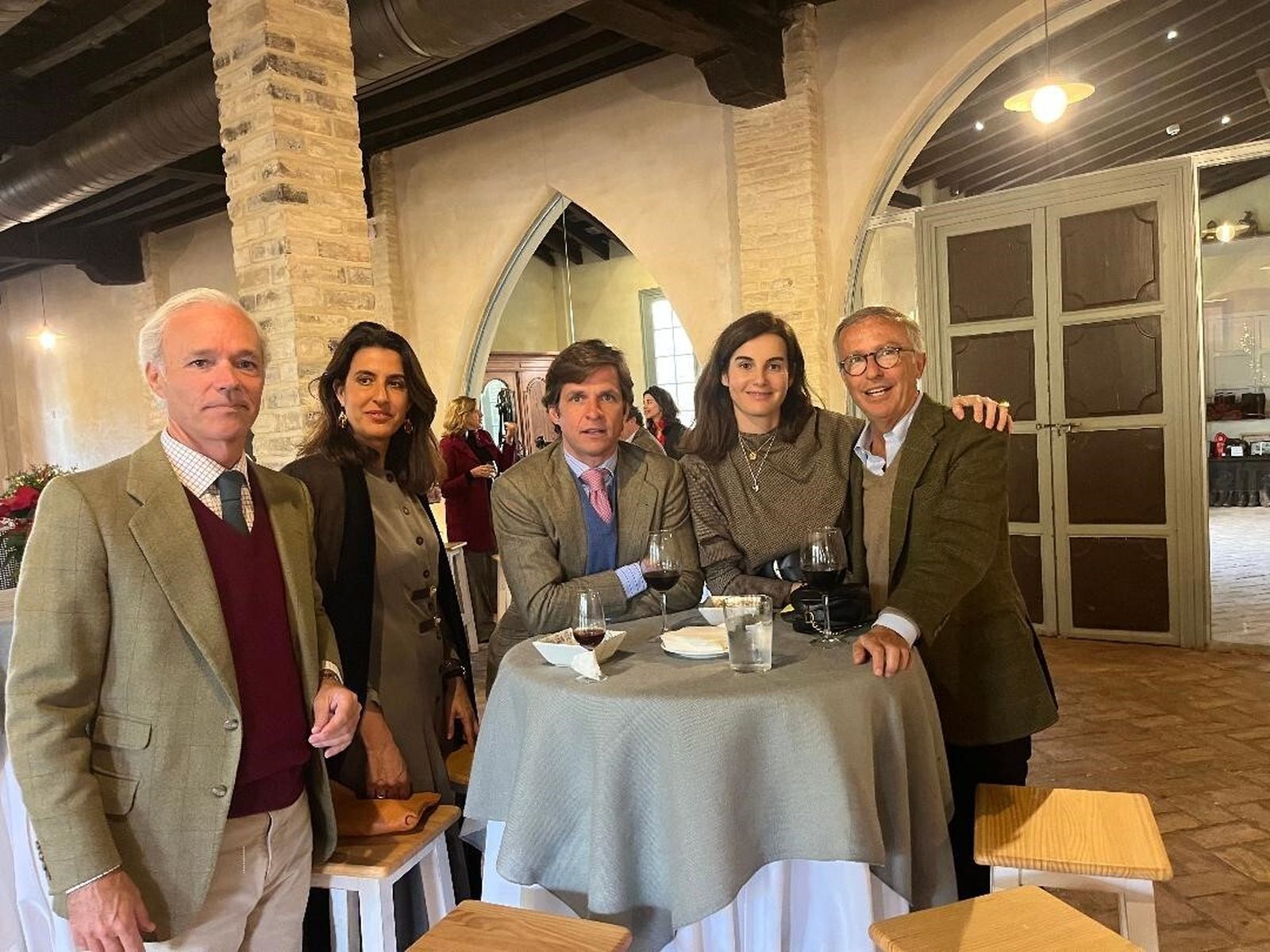 Reunión de la familia  Domecq por Navidad