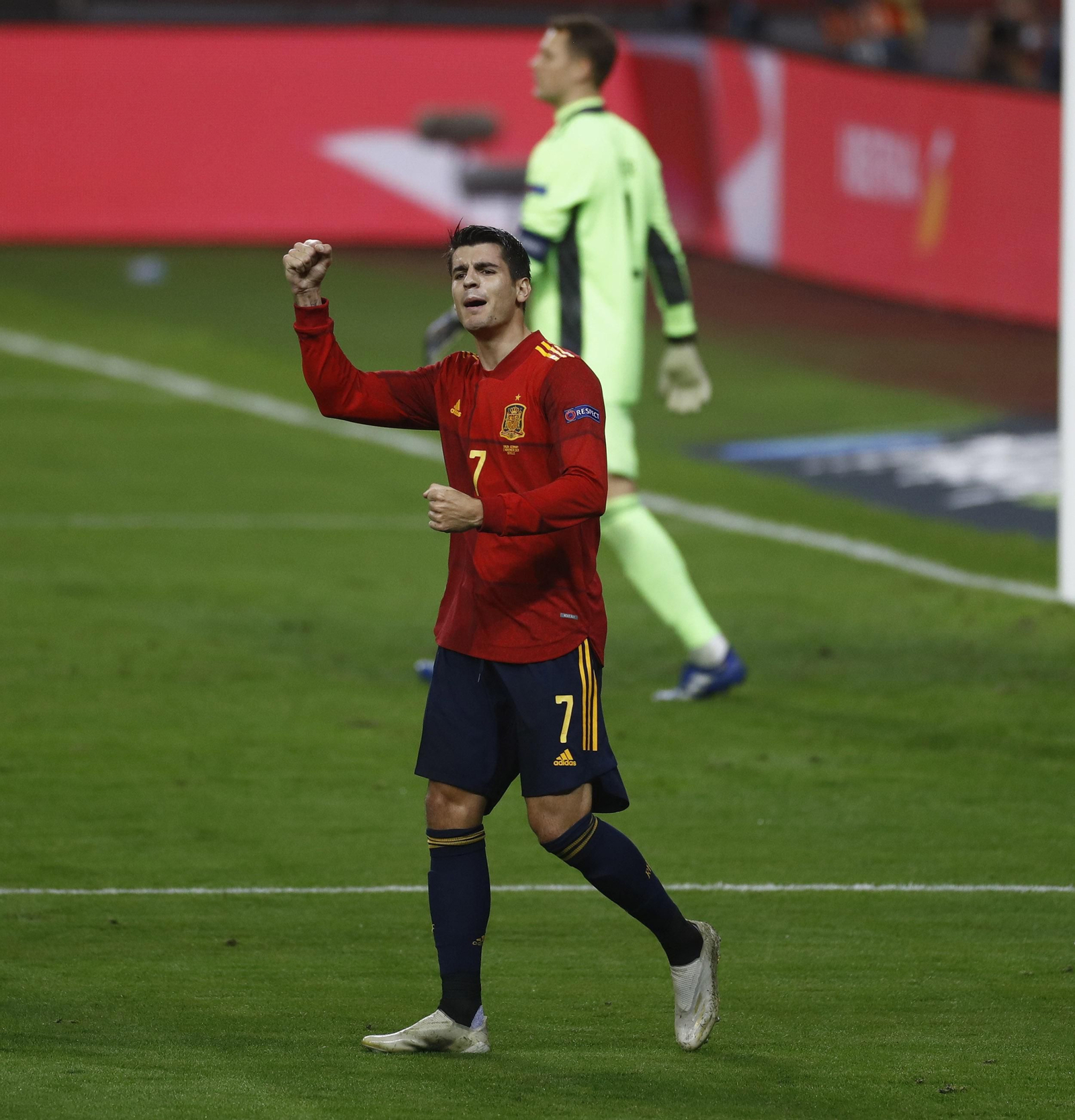 España-Alemania, en imágenes