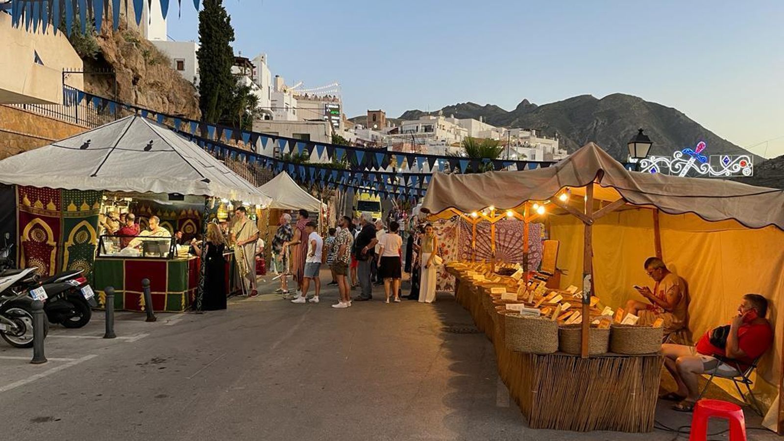 Mercado medieval de Mojácar.