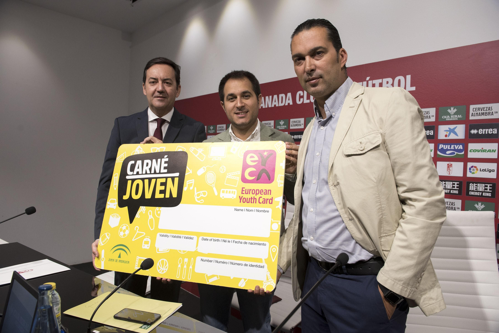 Antonio Fernández Monterrubio, Francisco Pizarro y Óscar Fernández-Arenas.