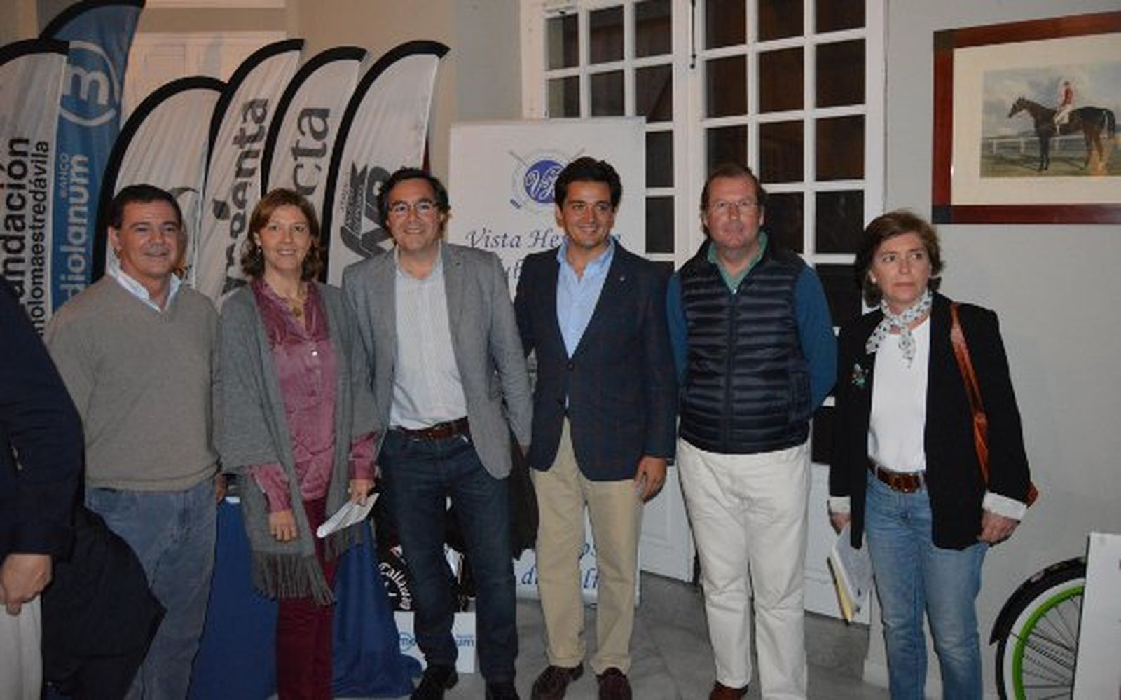 Ignacio Ollero, Koki Davila, Javier Barrios, Baldomero García, Antonio Osborne y Celia Ollero.

Foto: Ignacio Casas de Ciria