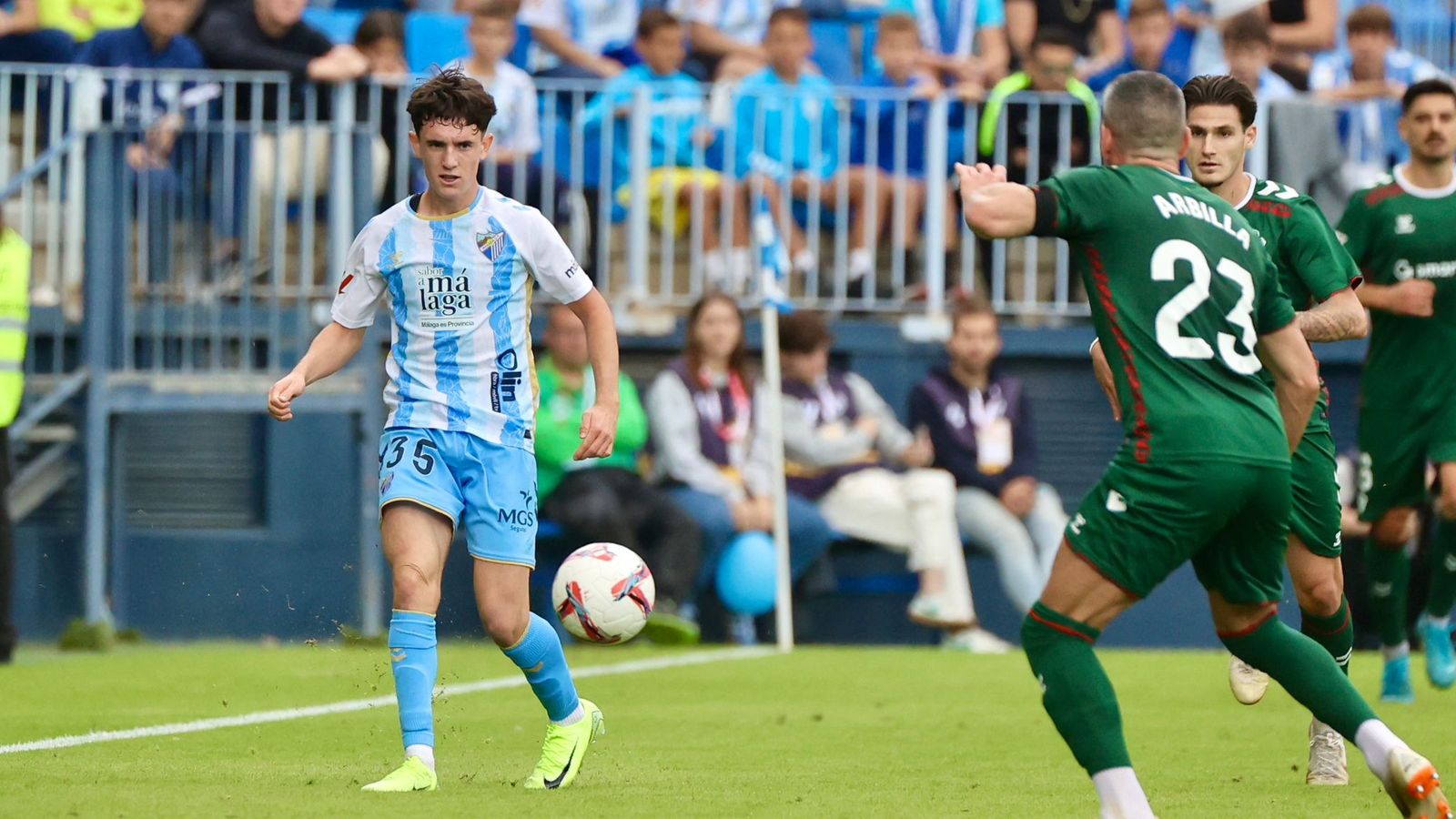El Málaga CF - Eibar, en fotos
