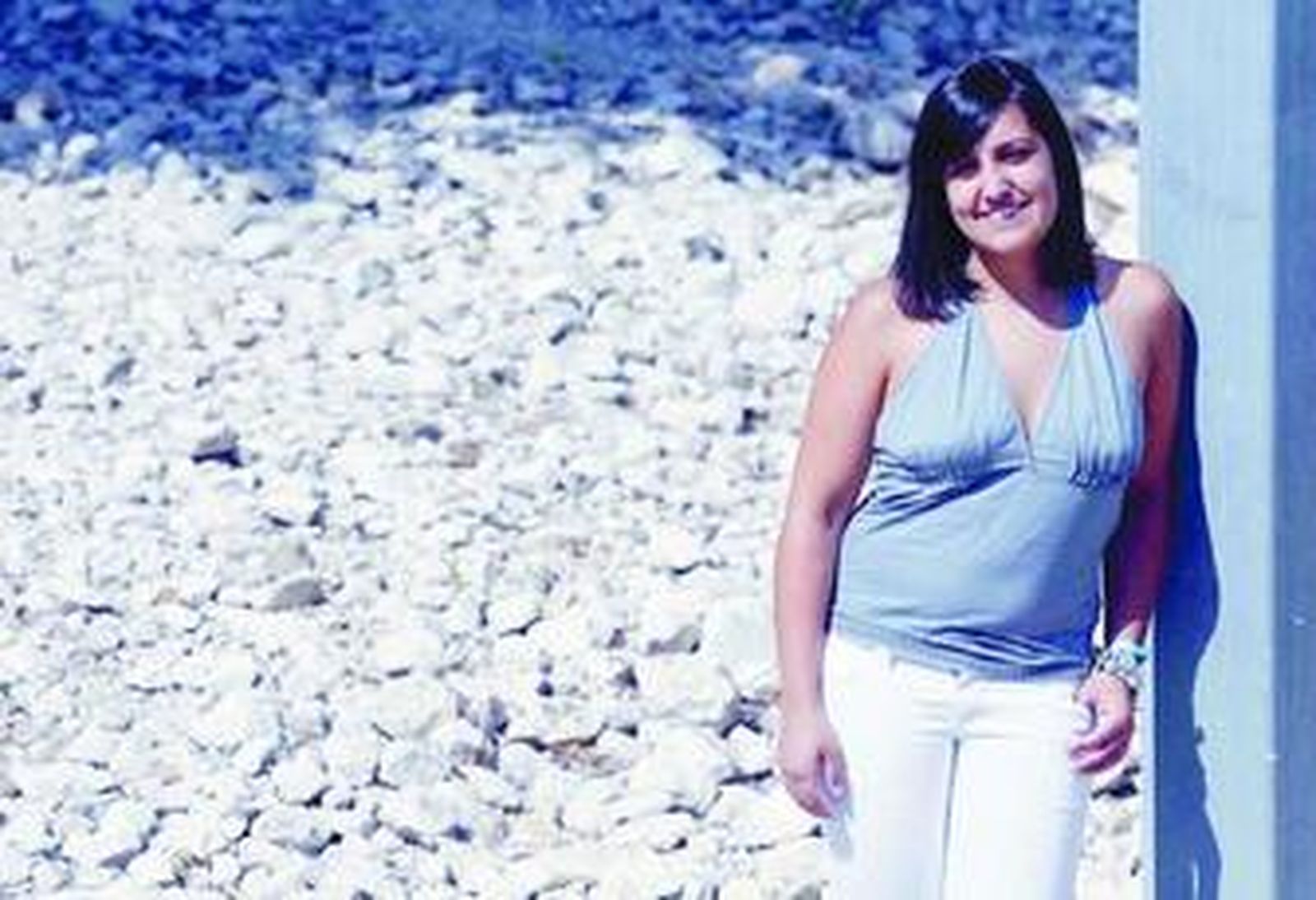 Beatriz Jurado, en el Vial Norte de la capital.