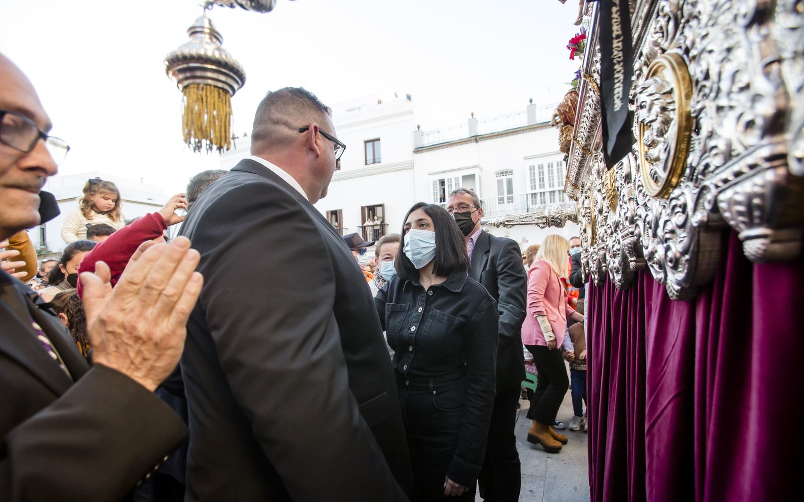 Las imágenes de la cofradía del Nazareno en la Semana Santa de  Chiclana 2022