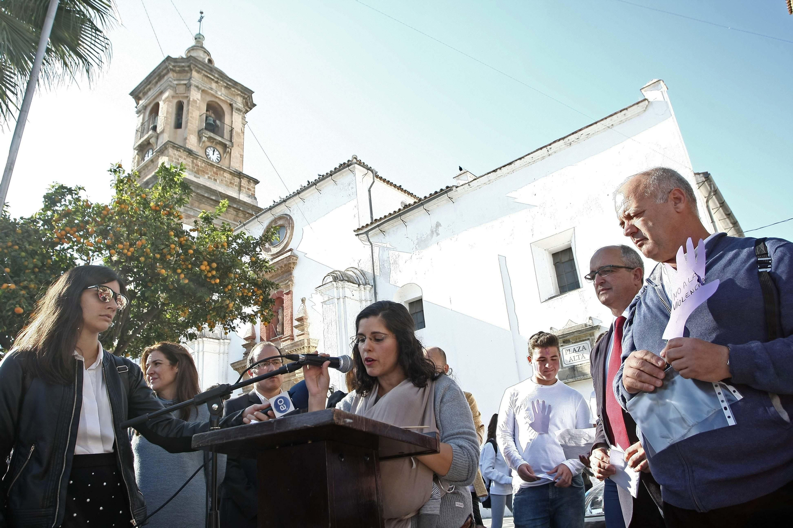 Manifestación contra la violencia de género en Algeciras