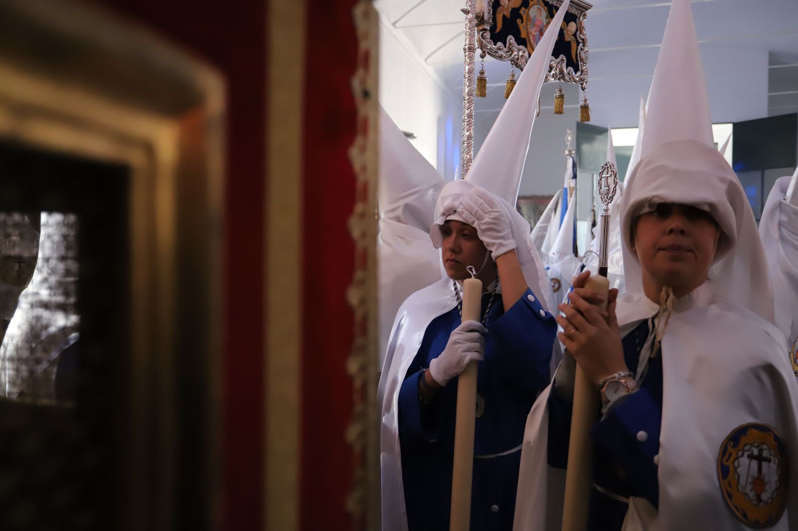 Imágenes de la procesión de la hermandad de la Lanzada de Huelva