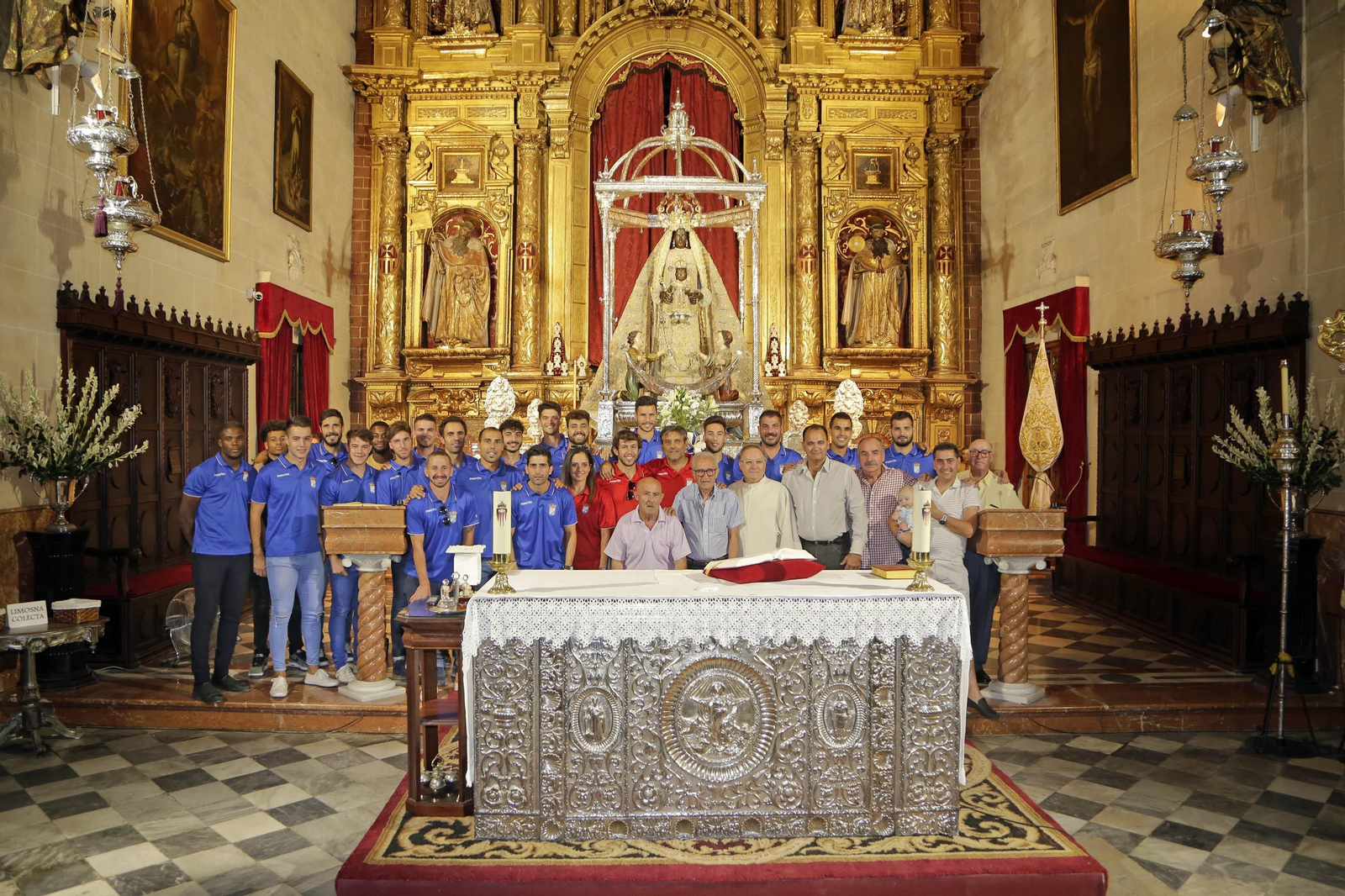 El Deportivo, a los pies de la Patrona como cada temporada