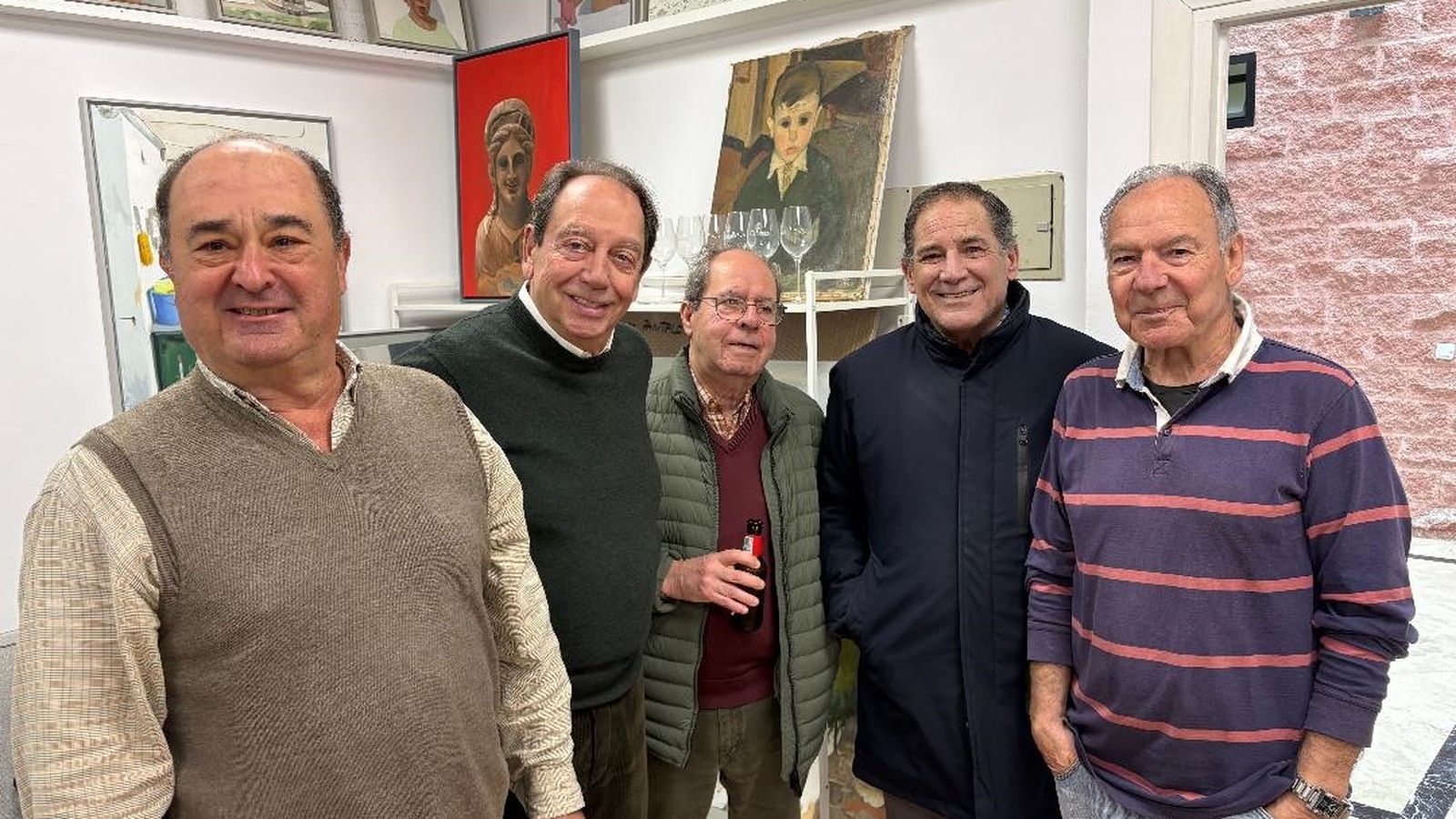 Chano Quintero, Luis Machuca, Rafael Dávila, Arturo Fernández de la Puente y Félix Fernández Verdejo.