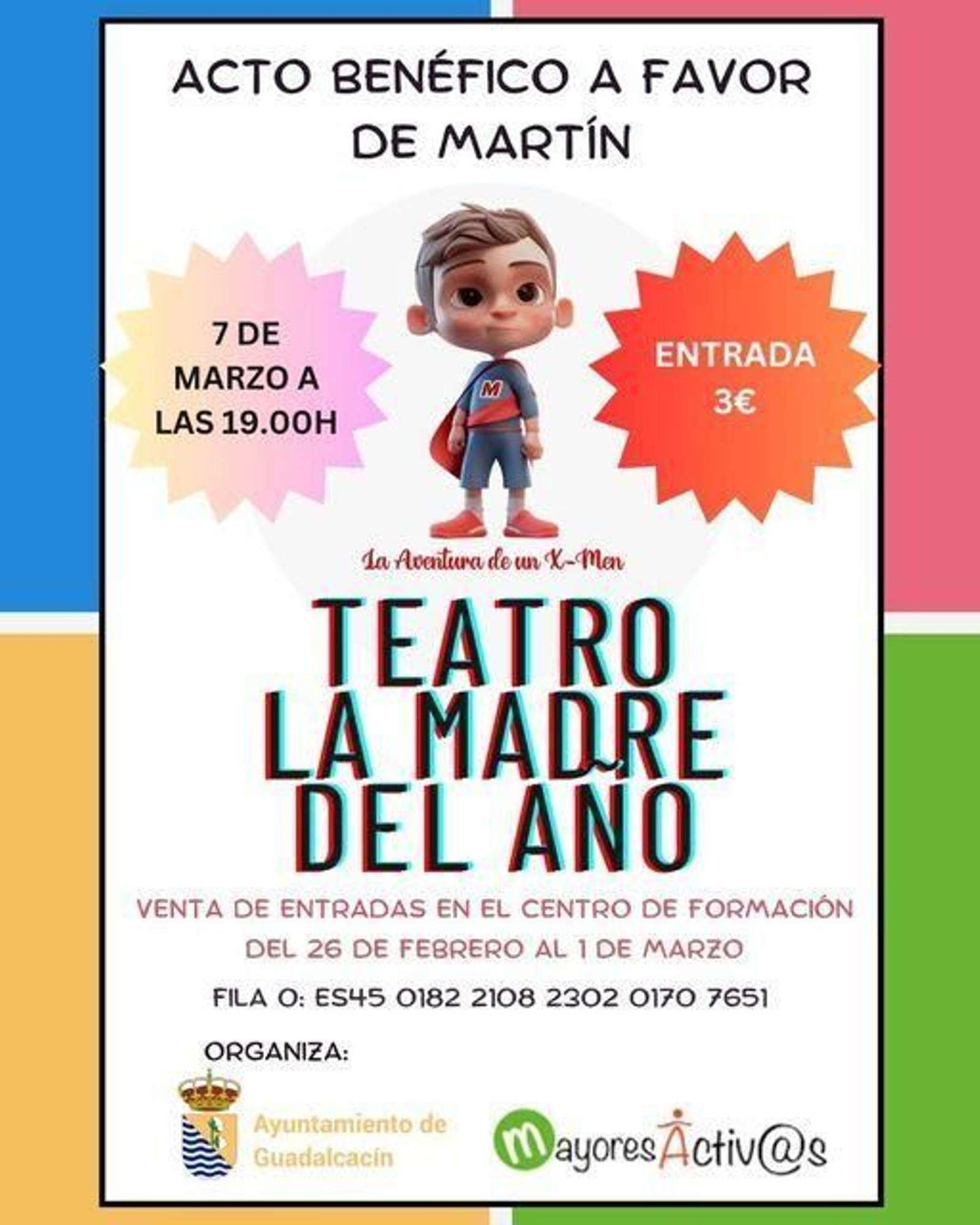 Teatro solidario en Guadalcacín.