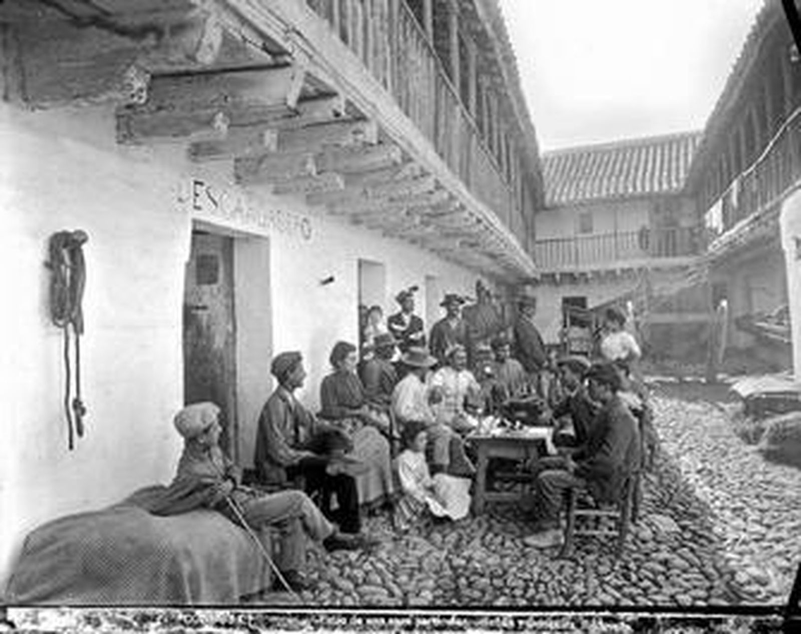 La Posada del Potro, a comienzos del siglo XX.