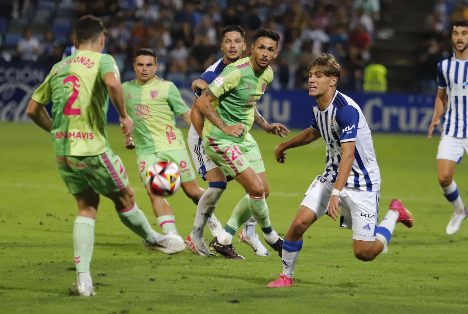 Imágenes del encuentro entre el Recreativo de Huelva y el Málaga