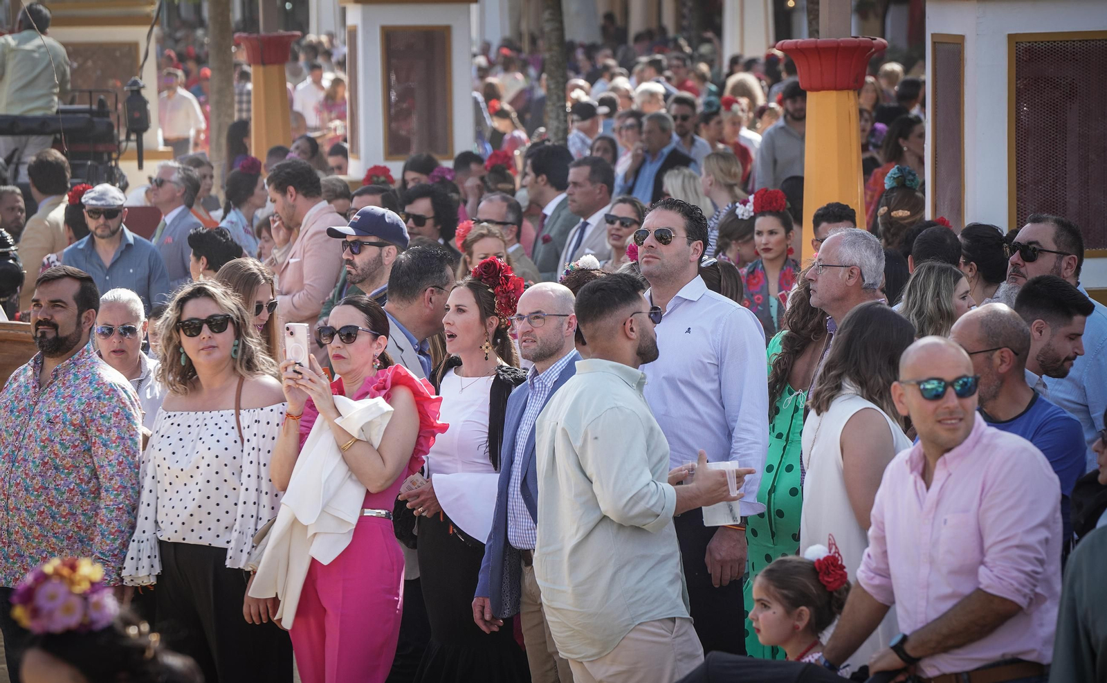 Imágenes del ambiente el domingo en la Feria de Jerez 2024