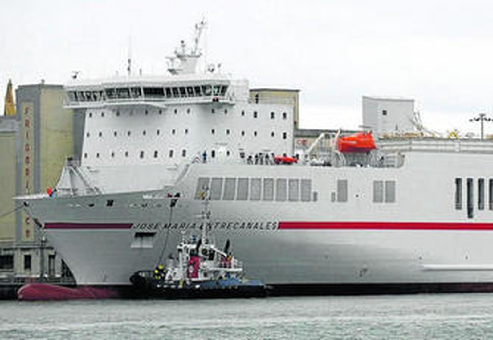 Uno de los buques más modernos con los que cuenta la flota de Acciona Trasmediterránea.