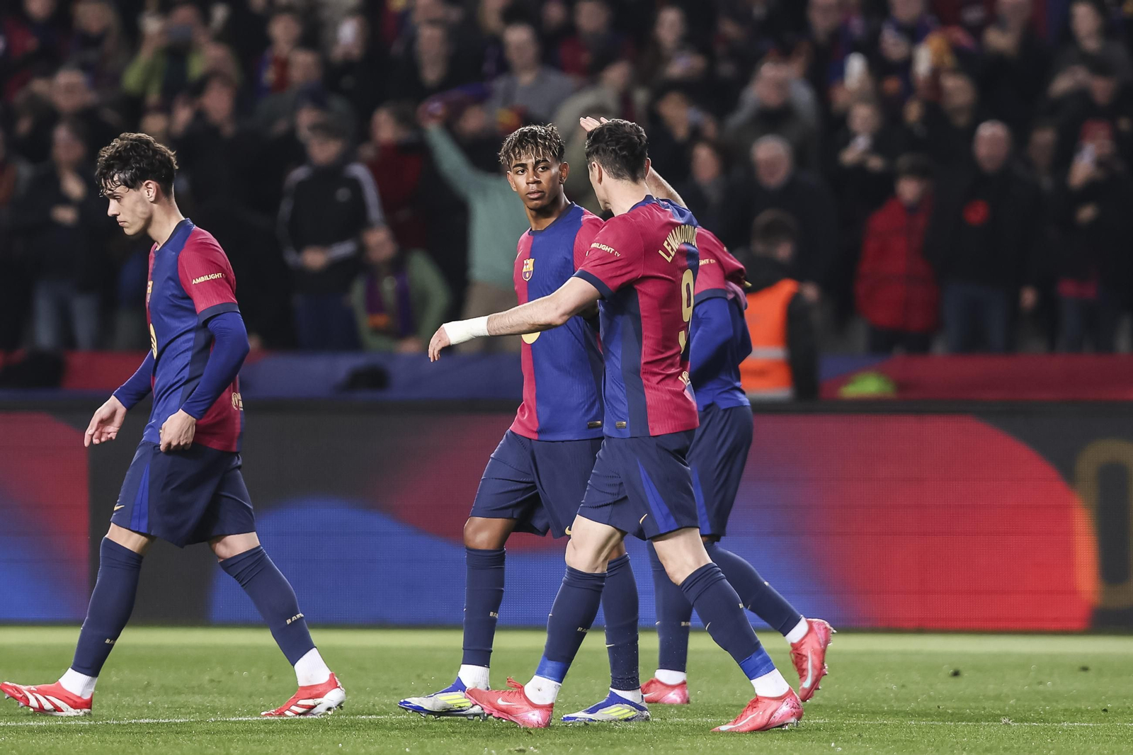 Las fotos del polémico Barcelona - Rayo Vallecano