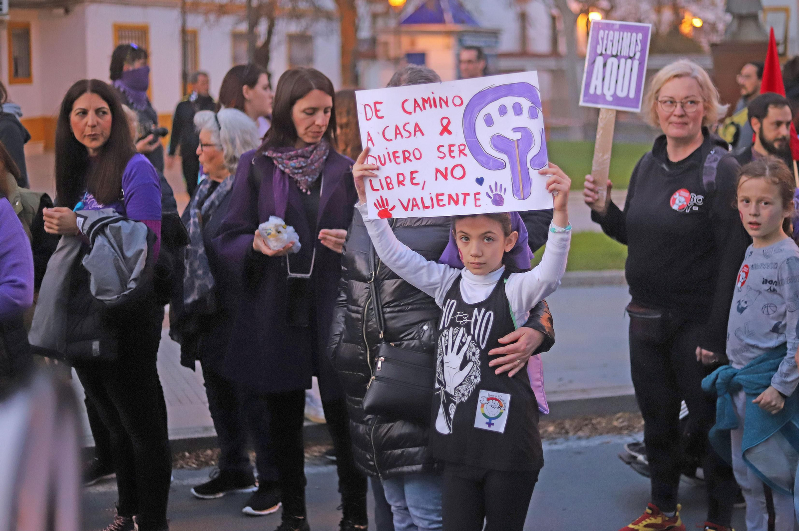 Imágenes de la manifestación del 8 de marzo, Día Internacional de la Mujer