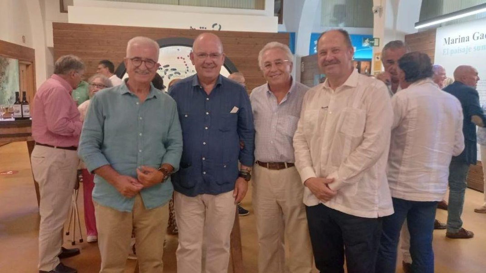 Manuel Jiménez Barrios, Javier Sánchez, Miguel González y Emilio de la Cruz.