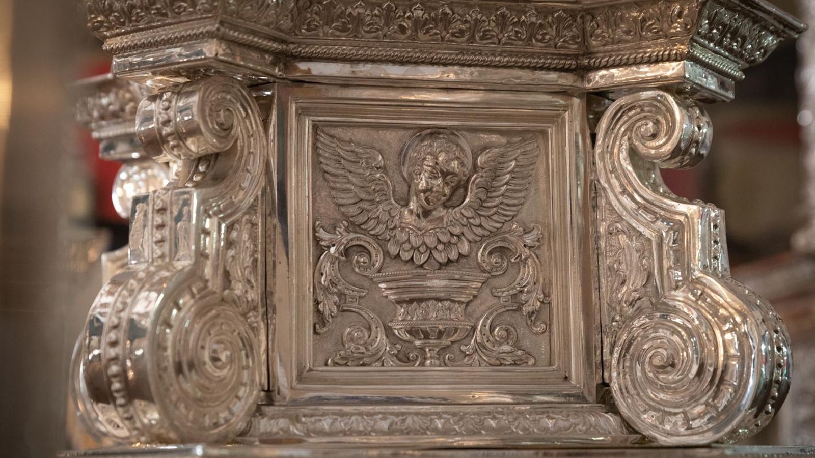 Detalle del carretón de la Hermandad de La Palma.