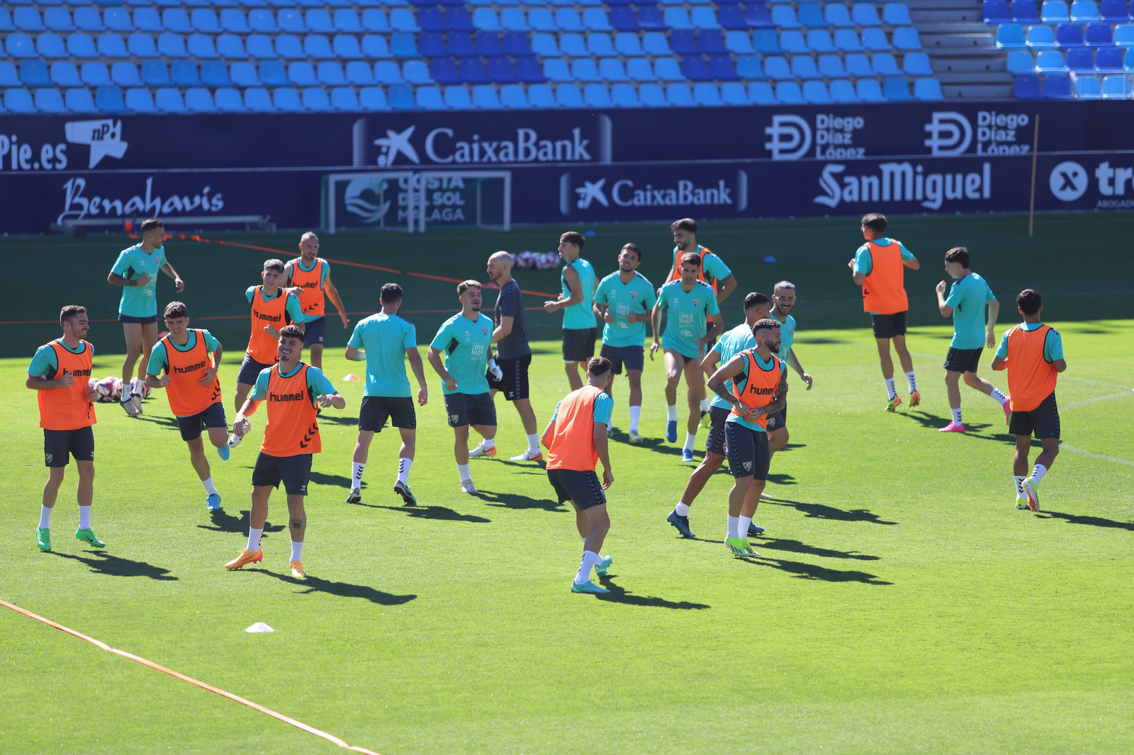 Las fotos del último entrenamiento del Málaga de la temporada