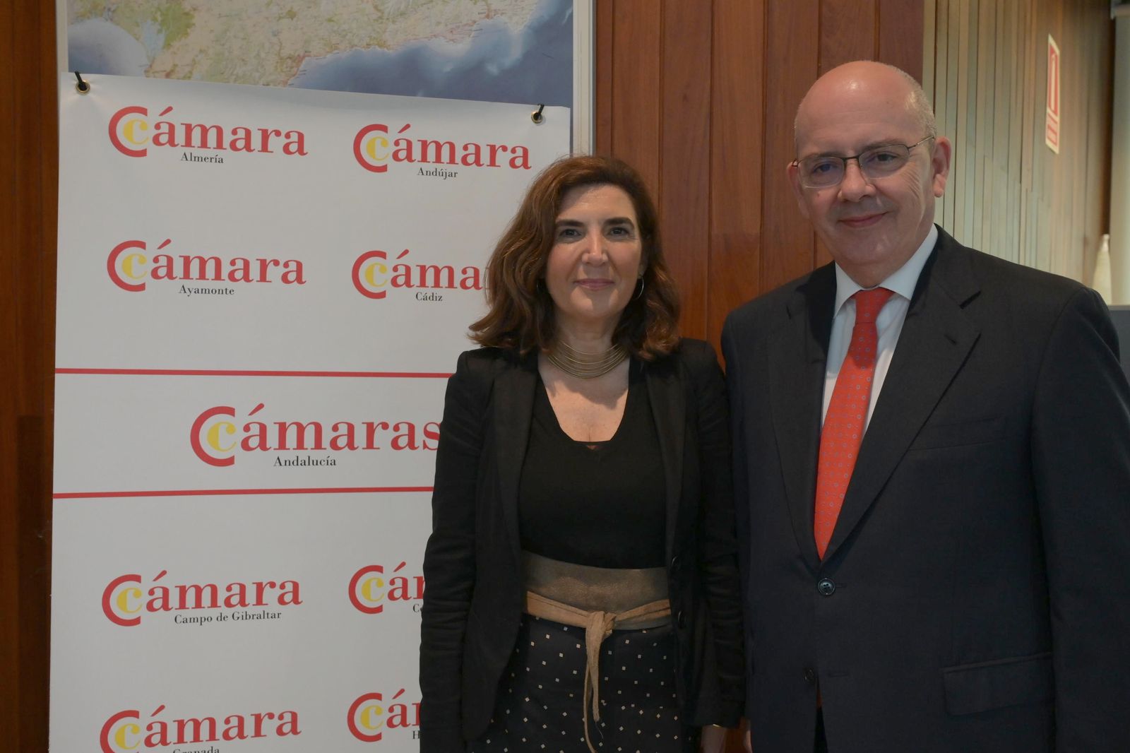 Javier Sánchez Rojas, con la consejera de Empleo Rocío Blanco