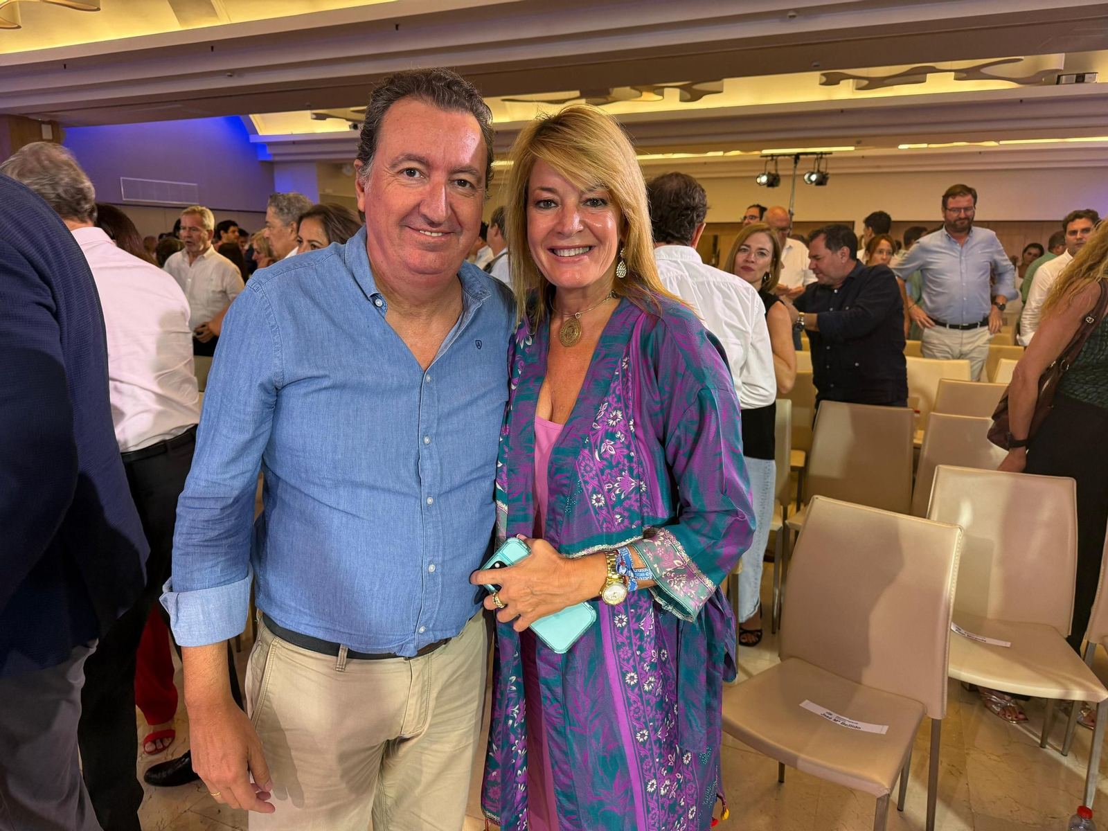 Manuel Andrés González y Pilar Miranda.