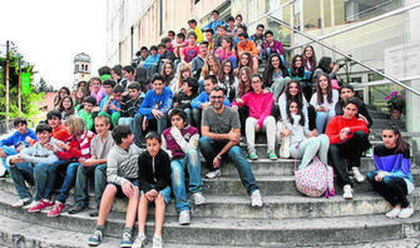Manuel Sicilia, ayer, antes de su conferencia en la Biblioteca de Andalucía.