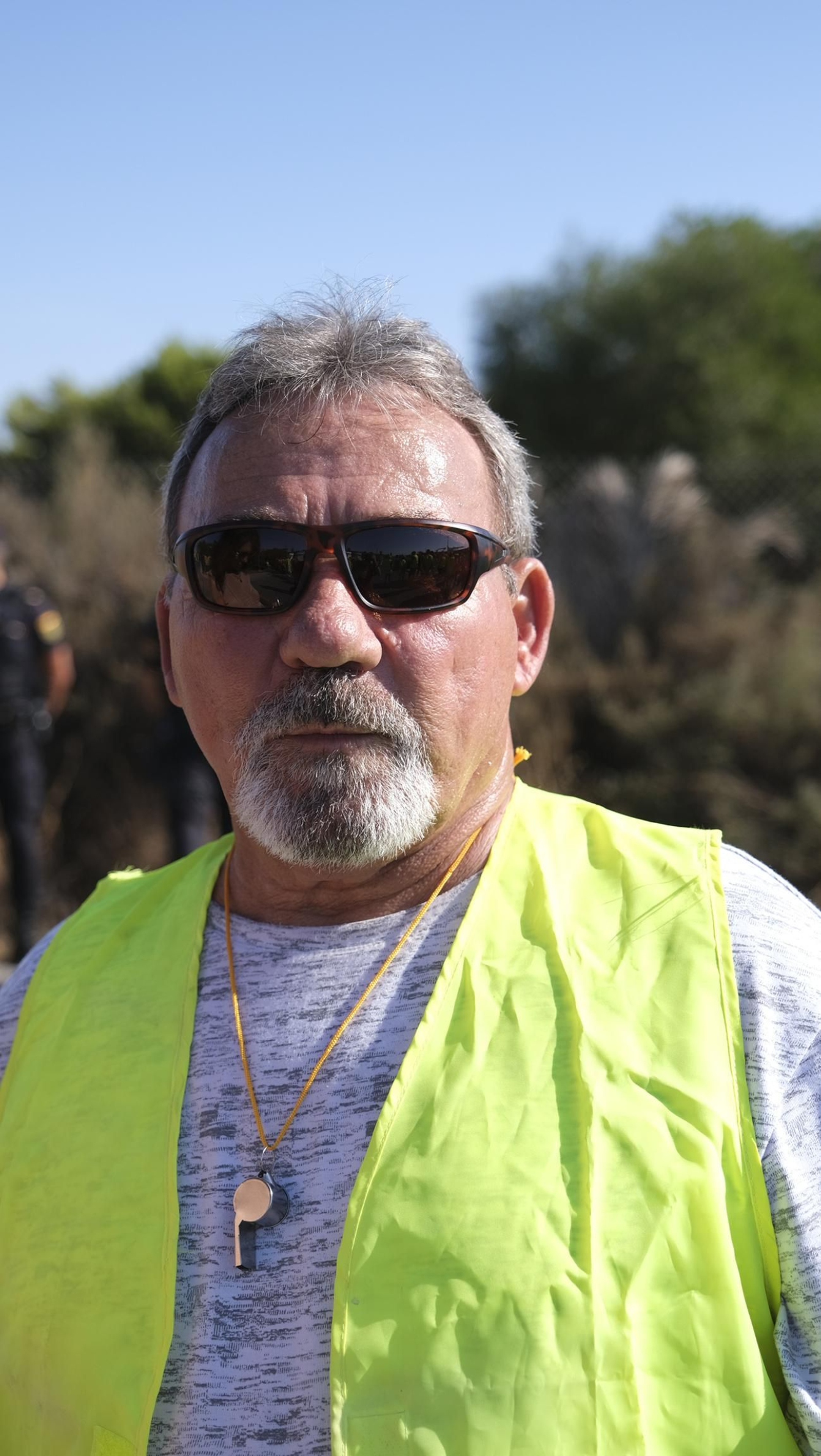 Protestas de los vecinos de los cortijos de La Cañada por la falta de iluminación