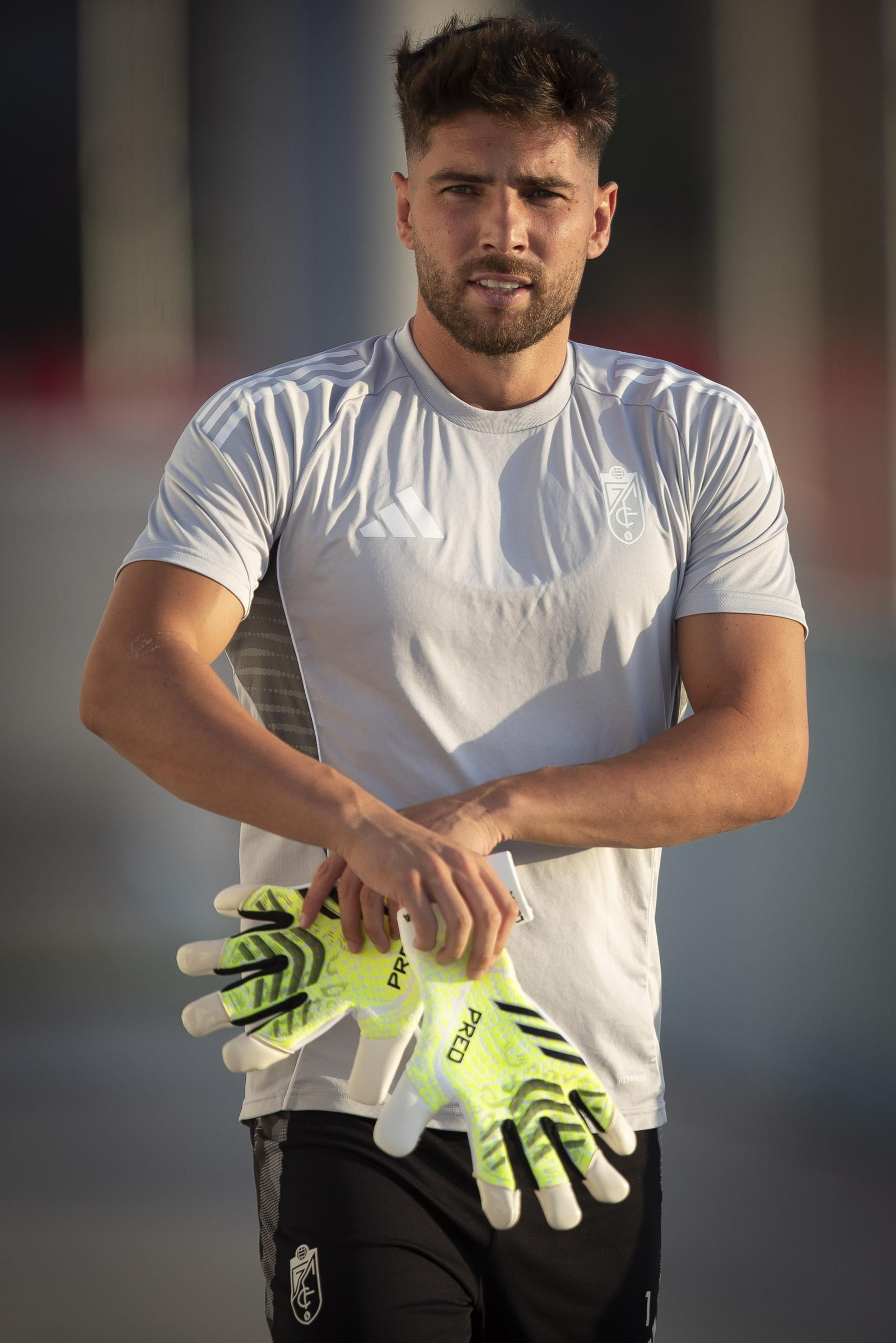 Las mejores imágenes del primer entrenamiento del Granada CF