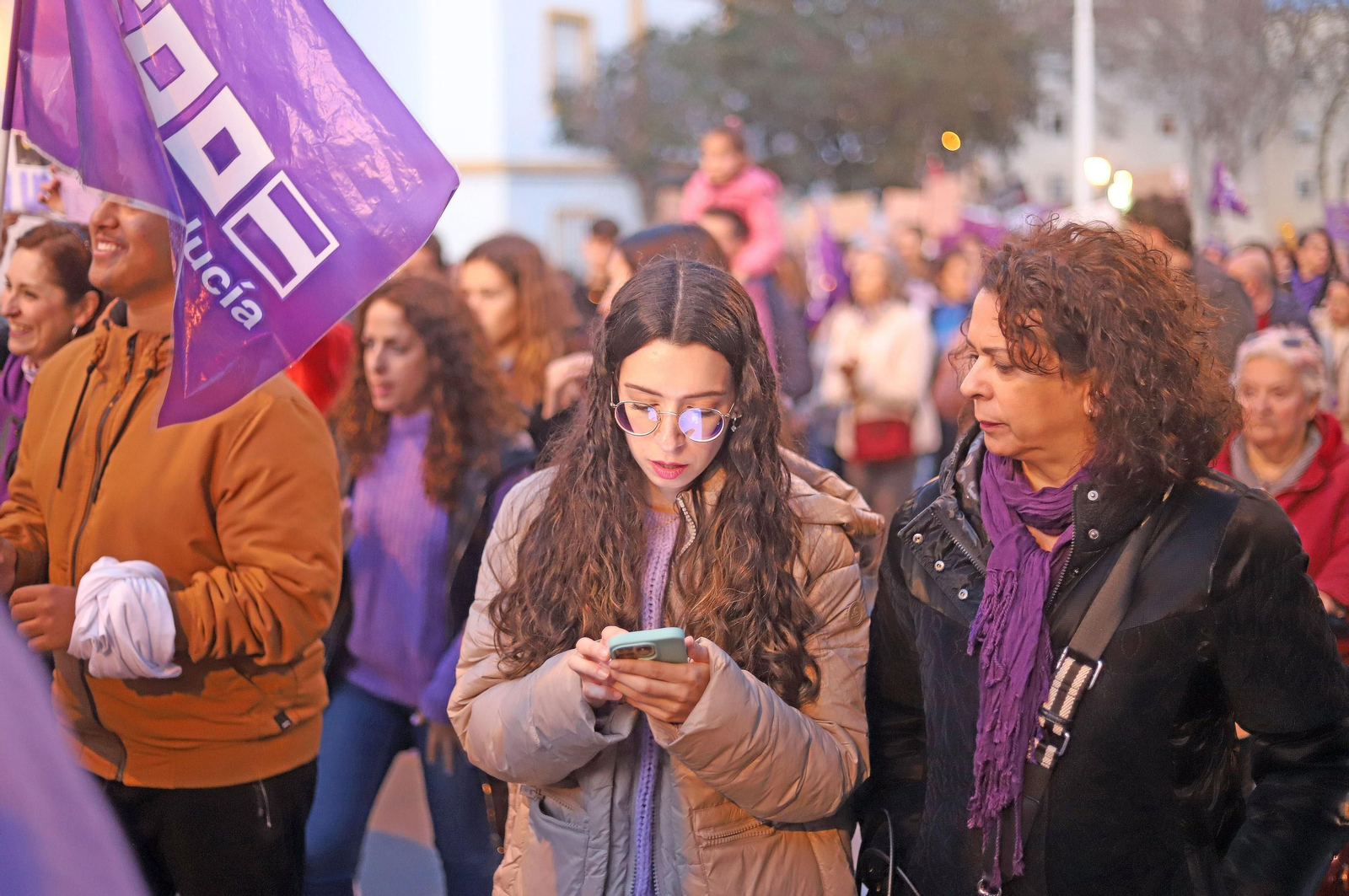 Imágenes de la manifestación del 8 de marzo, Día Internacional de la Mujer
