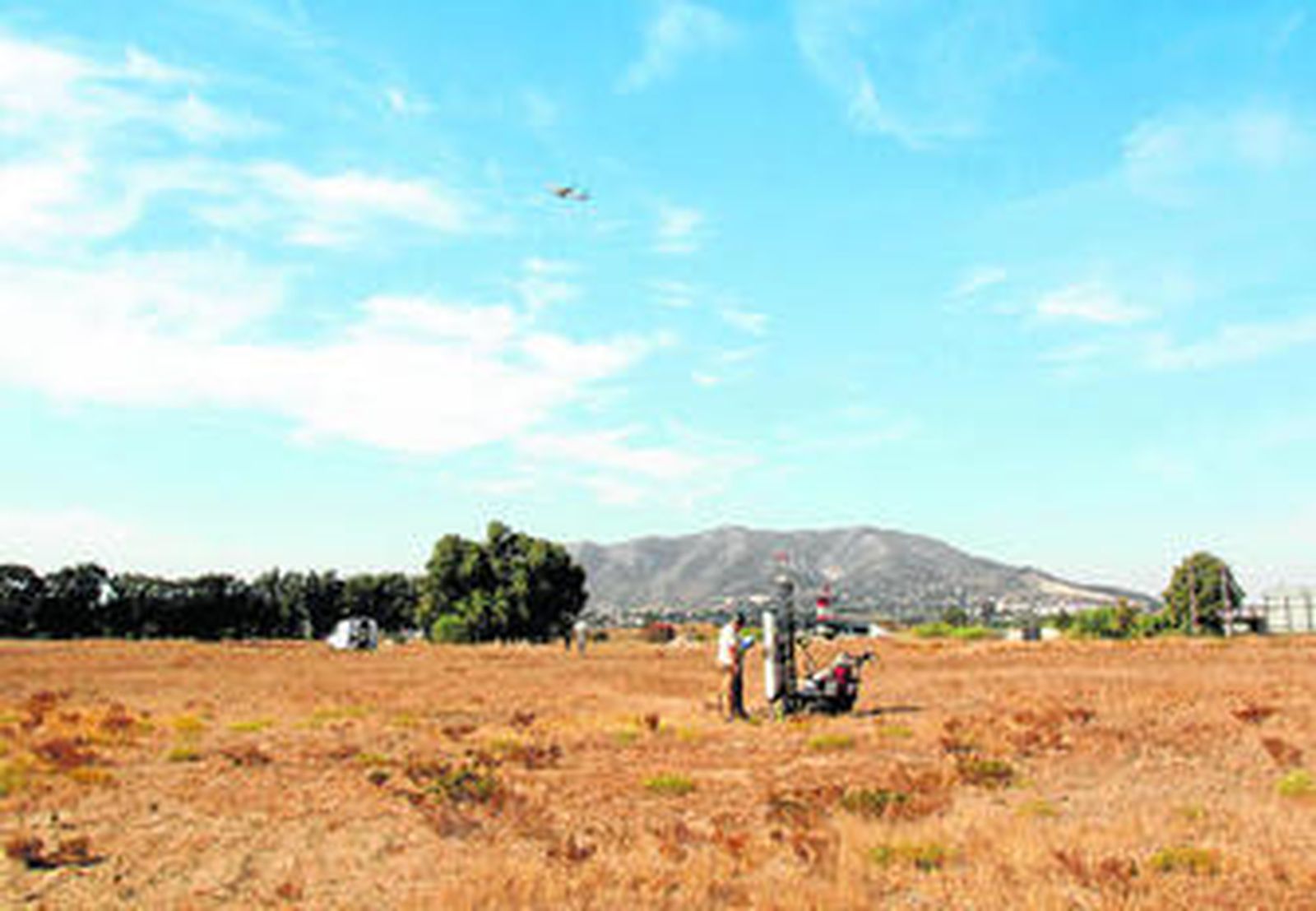 Trabajos de prospección realizados meses atrás en Arraijanal para el proyecto de la ciudad deportiva.