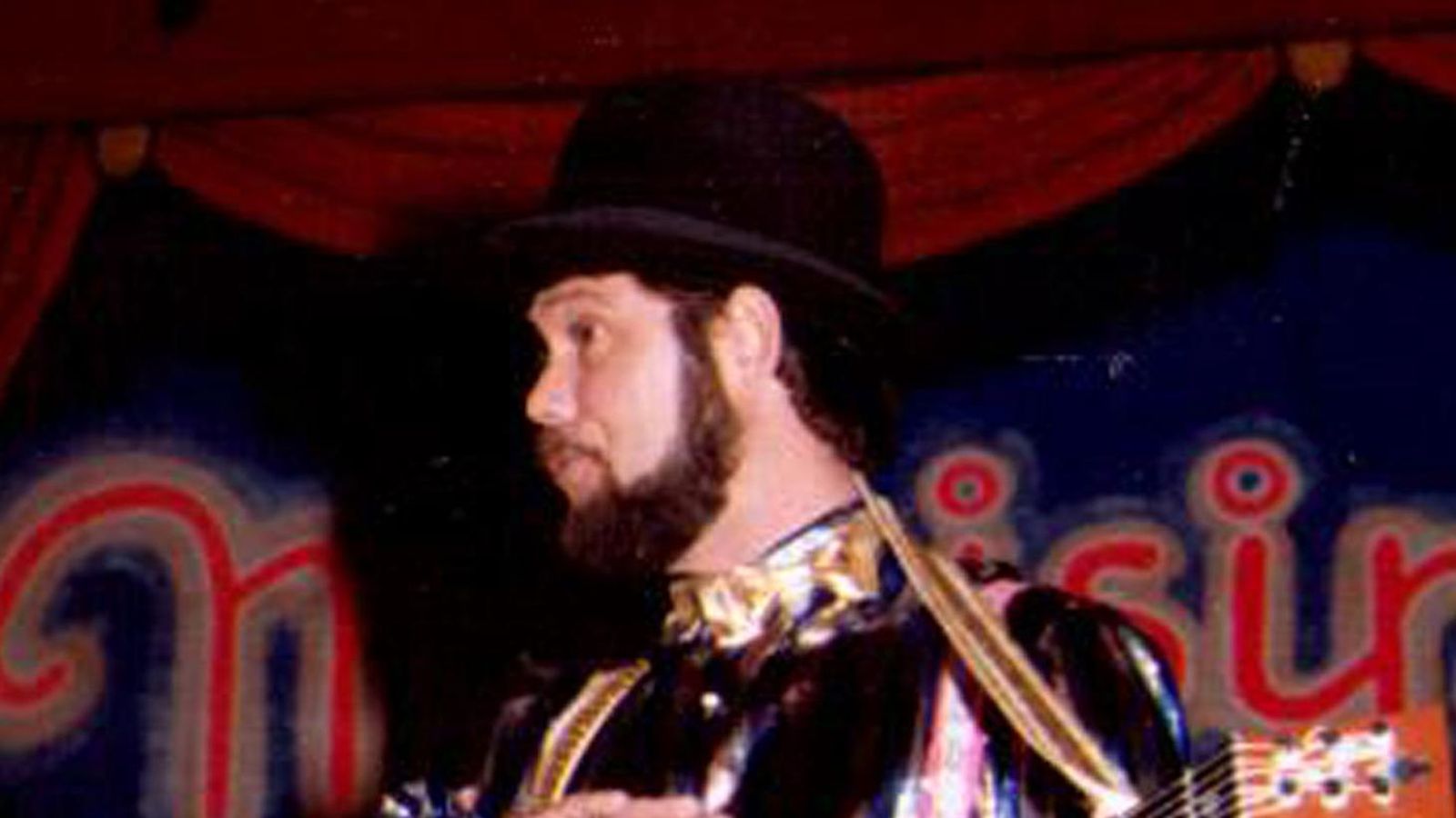 El Chato en la comparsa 'Mississippi Club' de 1990.