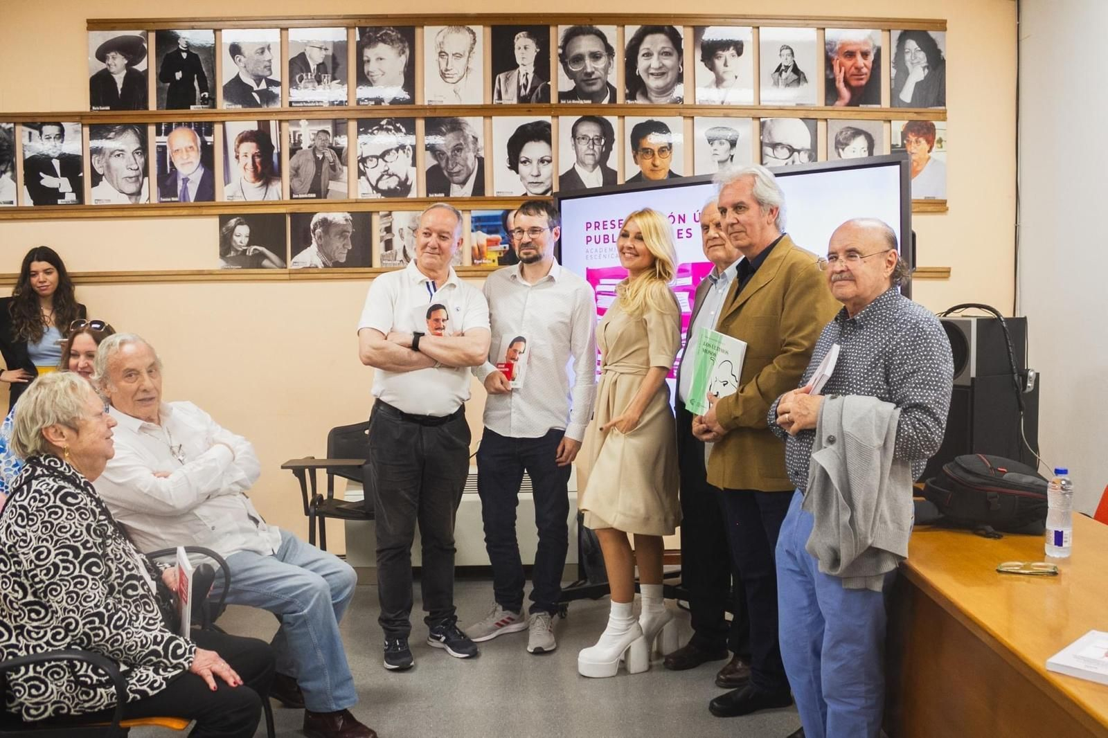 Un momento de la presentación en Madrid de las últimas publicaciones de la Academia de las Artes Escénicas de España.