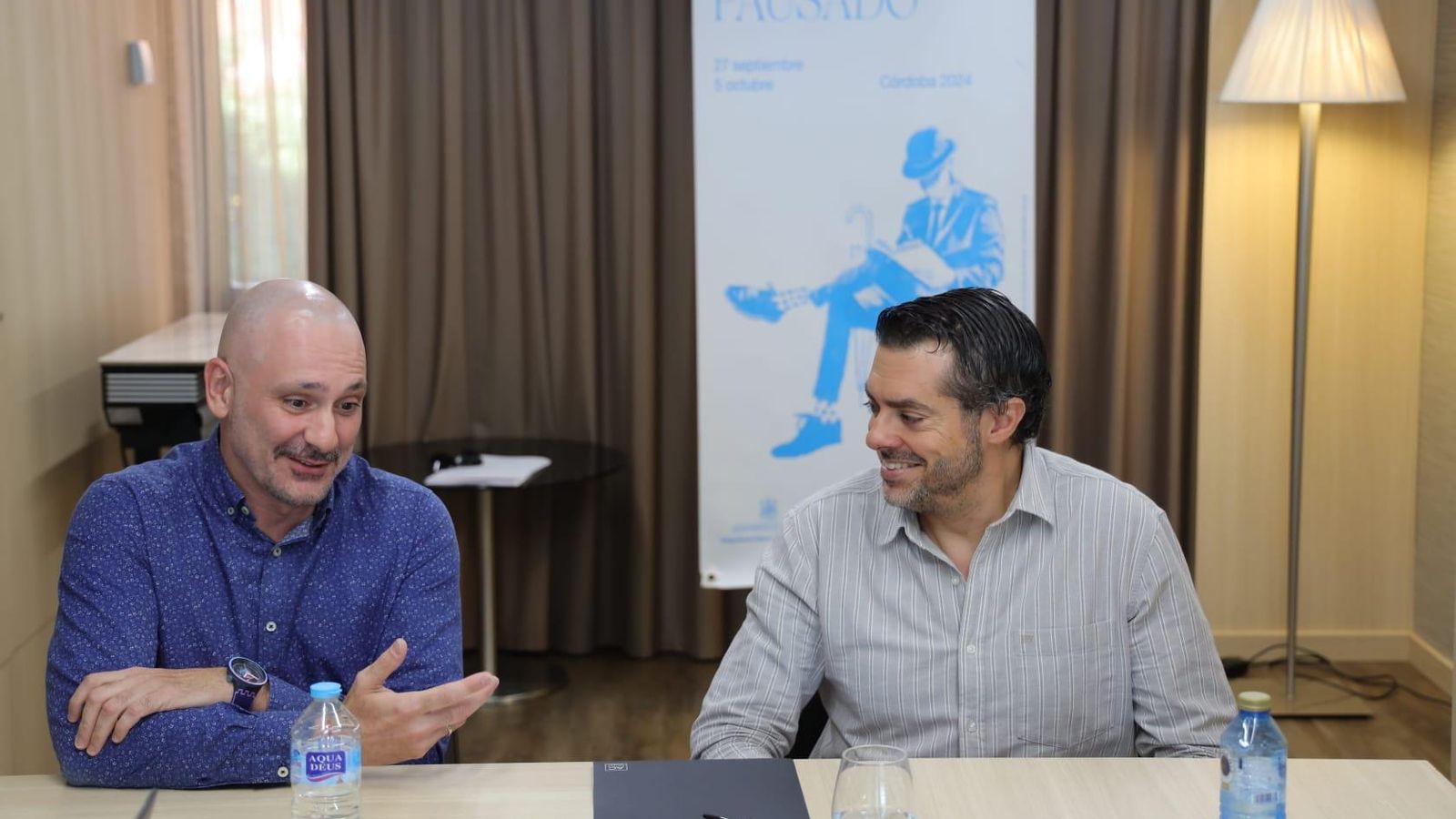 Andrés Moriel y Joaquín Pérez Azaústre.