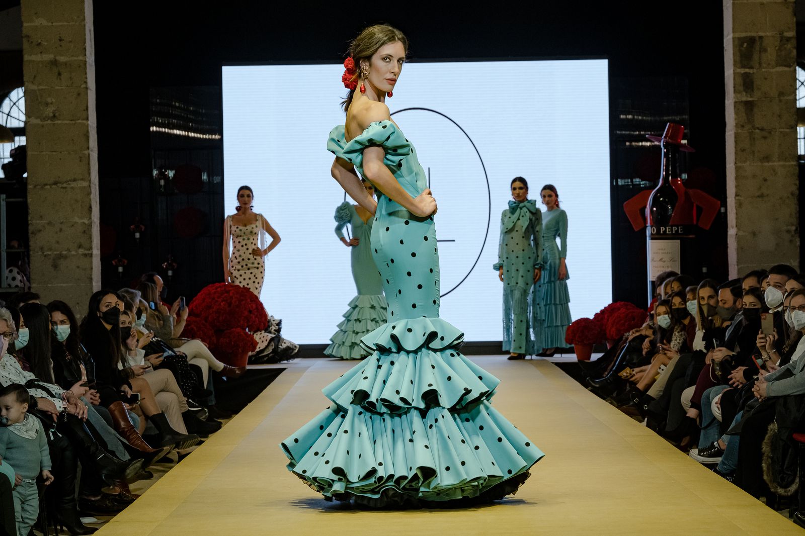 El desfile de Rafael Leveque en la Pasarela Flamenca de Jerez, todas las fotos