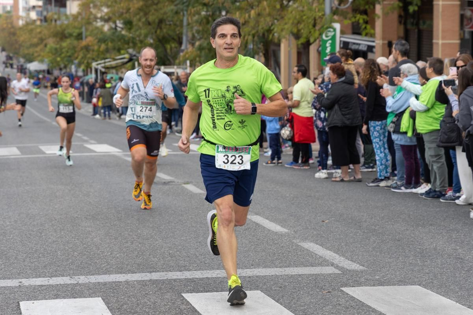 Jaén corre por la NO violencia y la igualdad en la XI carrera organizada por CSIF, en imágenes