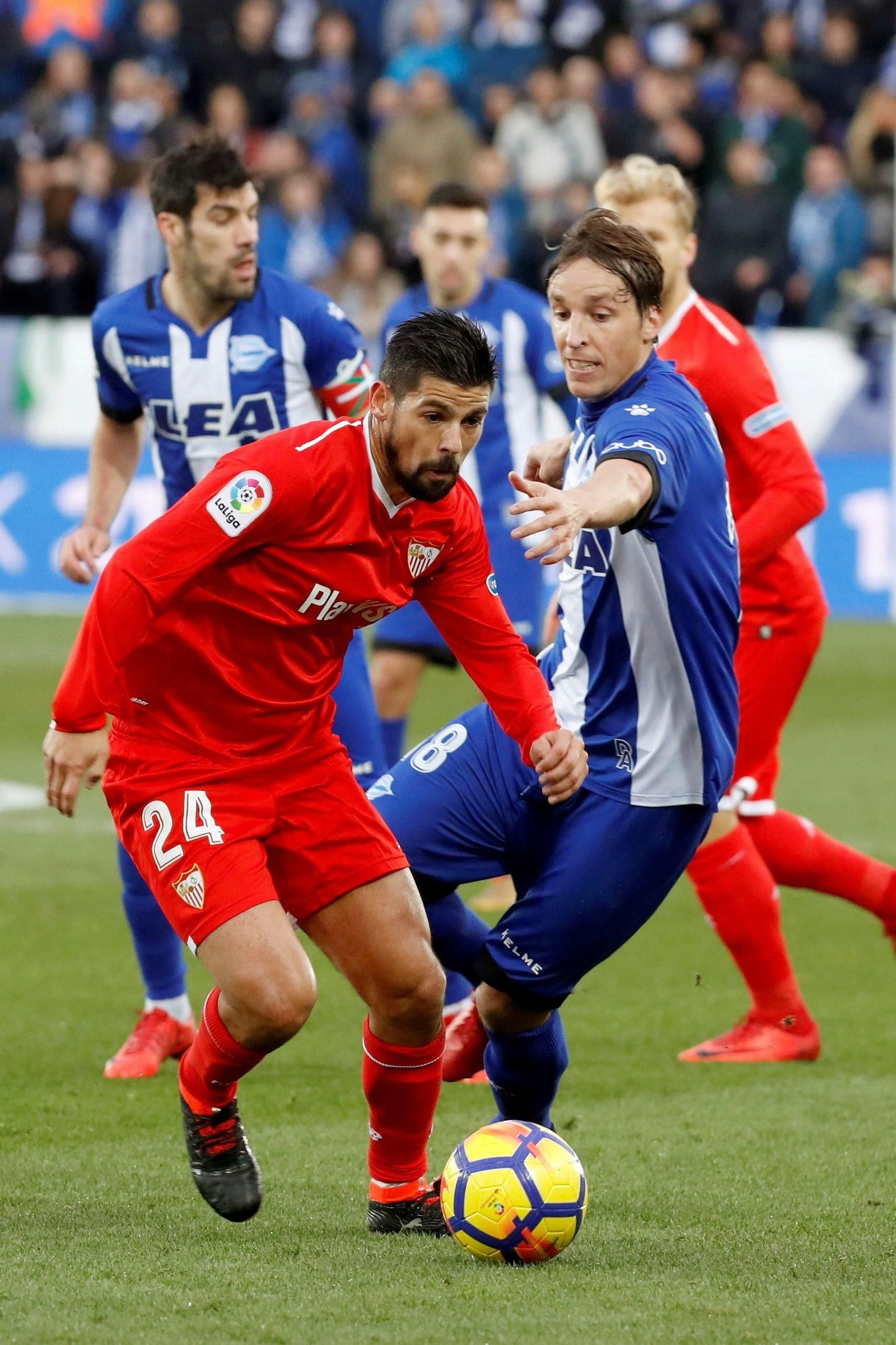 Las imágenes del Alavés-Sevilla
