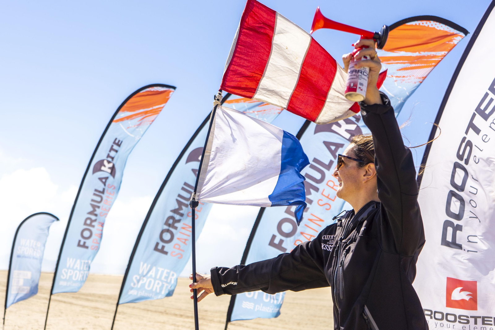 El momento del anuncio de la suspensión