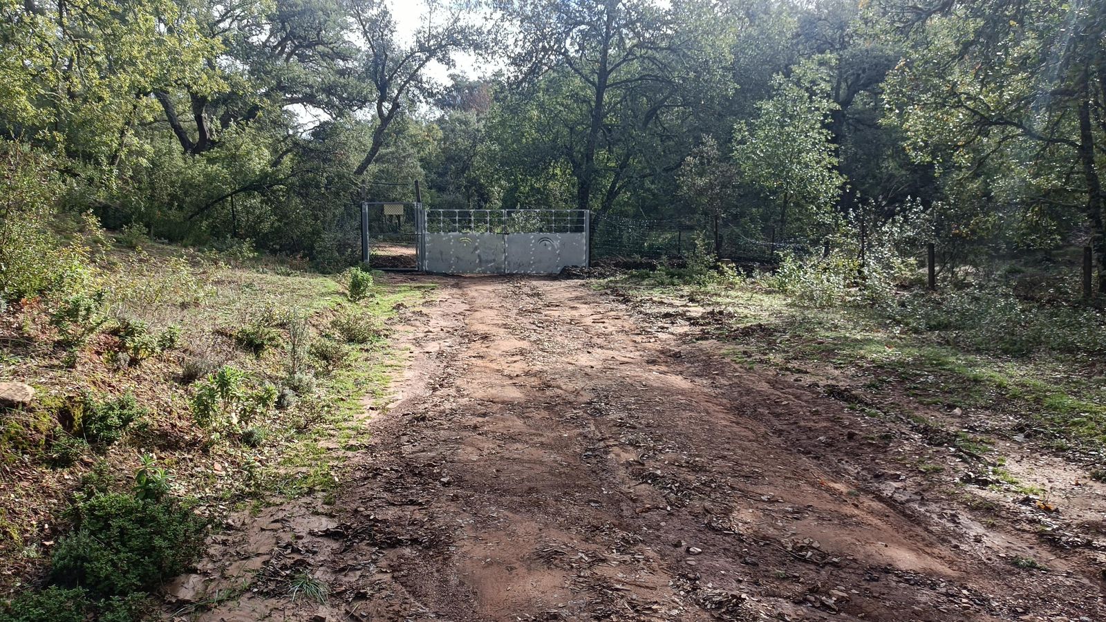 Primera cancela del recorrido. Suelen estar abiertas.