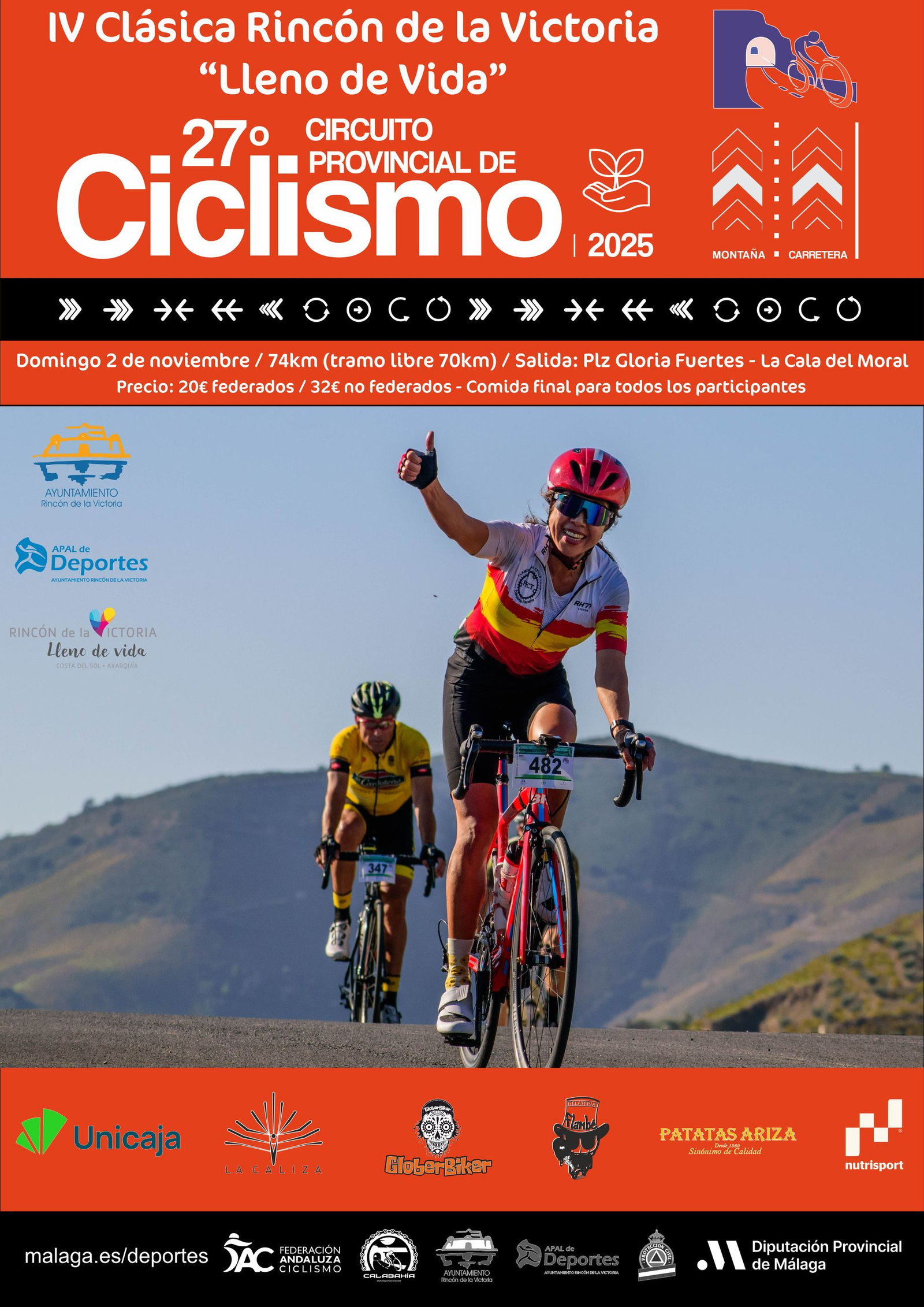 Cartel de la prueba.