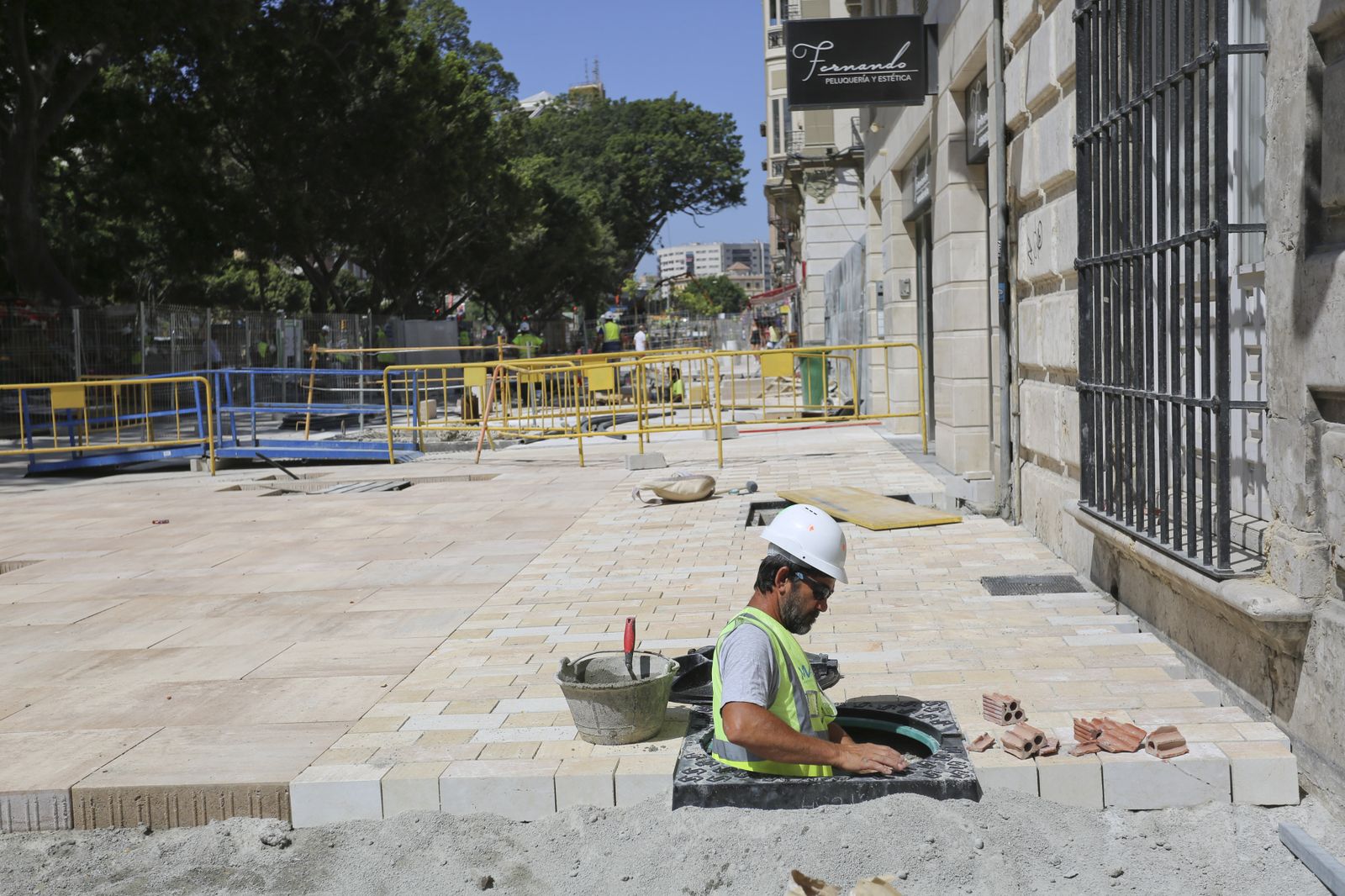 Las fotos de la peatonalización de la Alameda Principal de Málaga