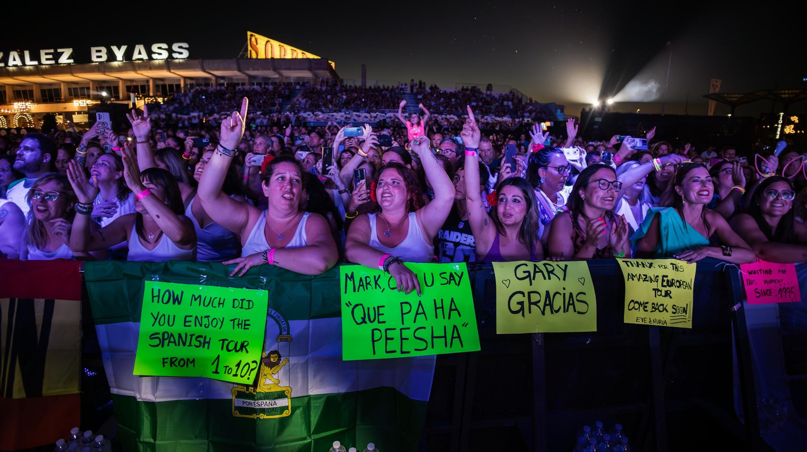 Imágenes del concierto de Take That en Tío Pepe Festival 2024