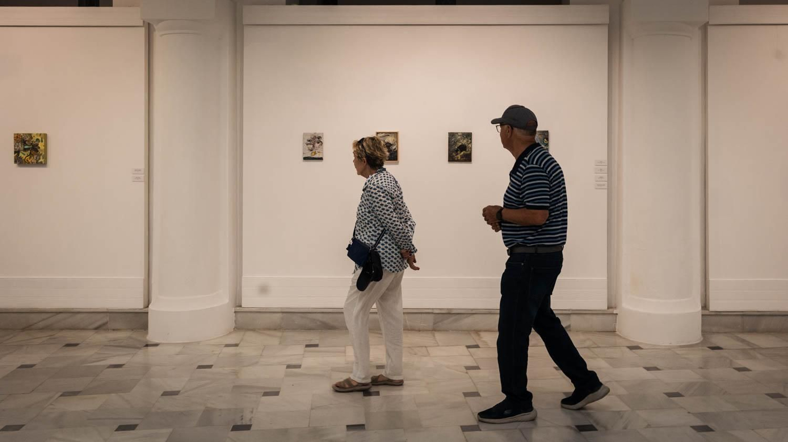 Imágenes de la inauguración de la exposición de José Luis Valverde en Pescadería Vieja