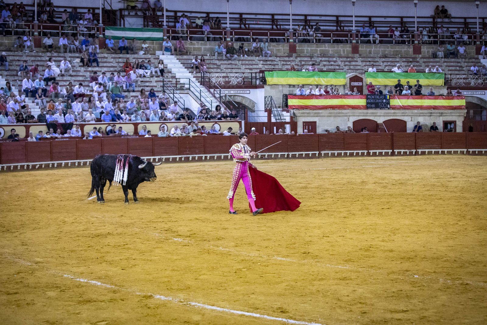 Diego Urdiales, Sebastián Castella y Daniel Luque, en la plaza de toros de El Puerto