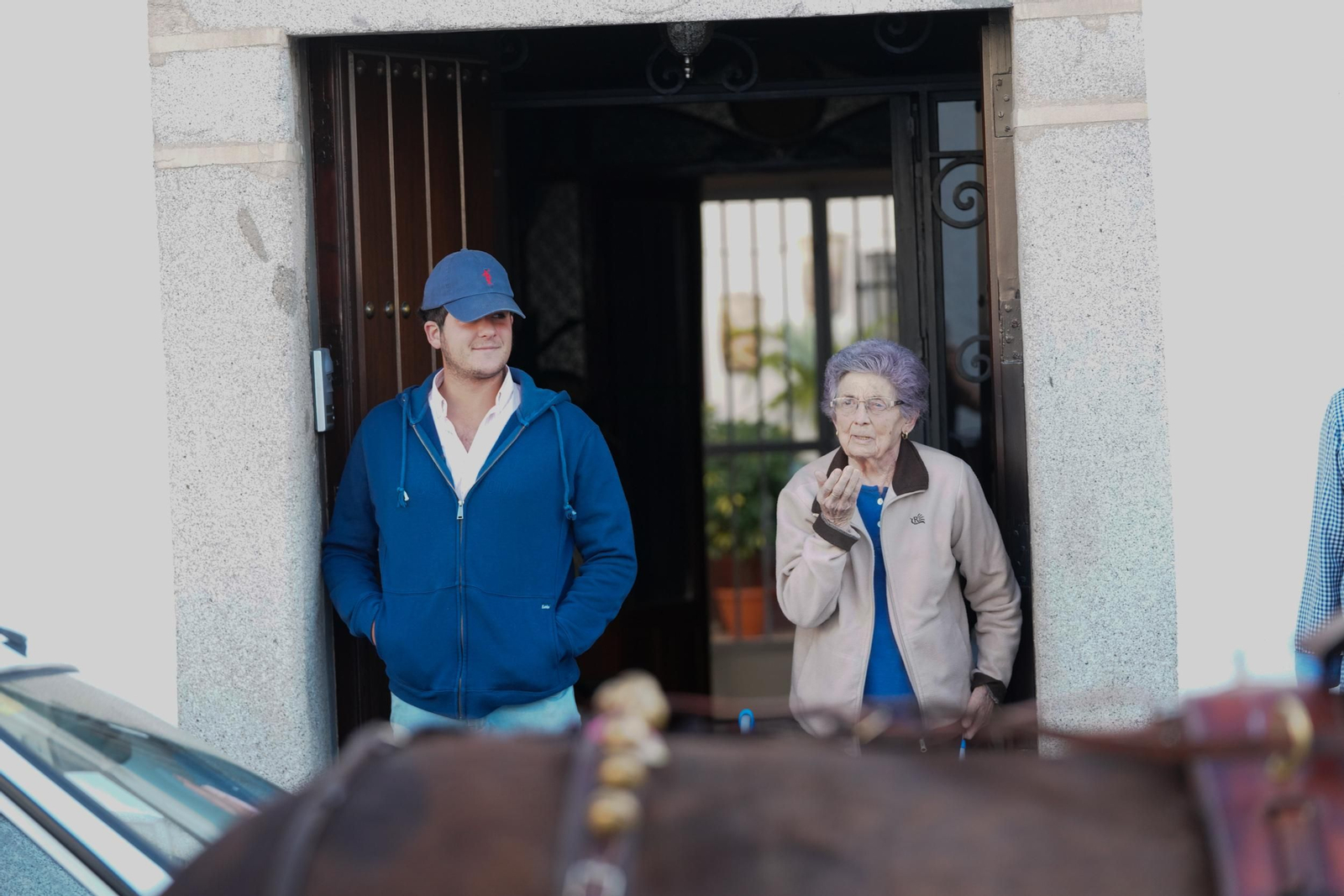 Las fotografías de la llegada de la Virgen de Luna a Villanueva de Córdoba