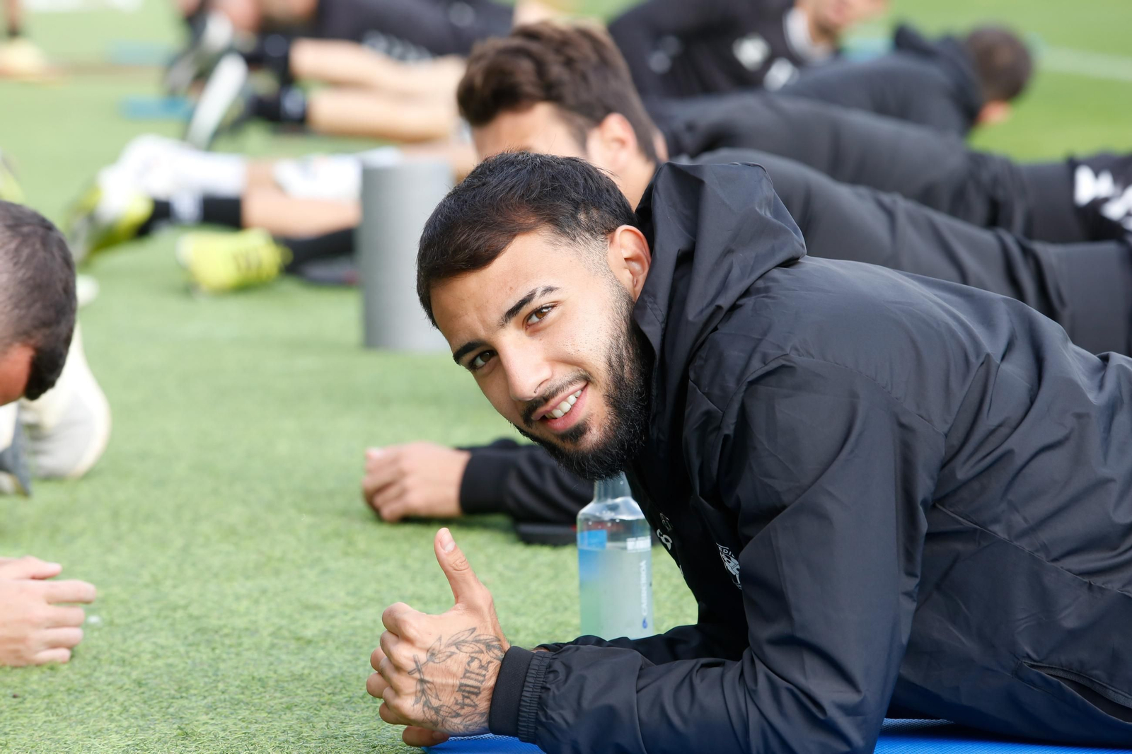 Las fotos del entrenamiento de la Balona previo al partido con el Villanovense
