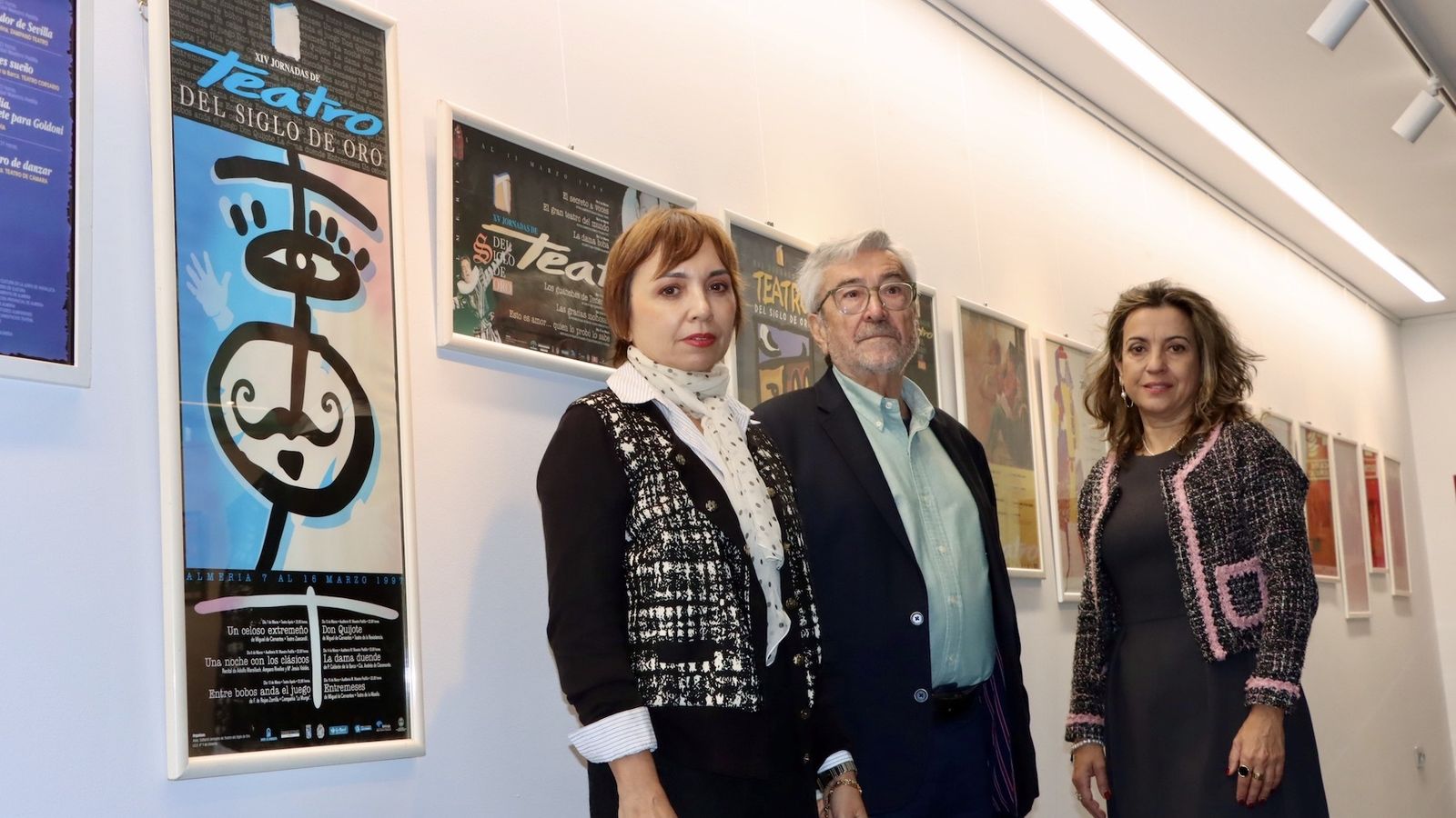María del Mar Ruiz,  Antonio Serrano y Elisa Álvarez.